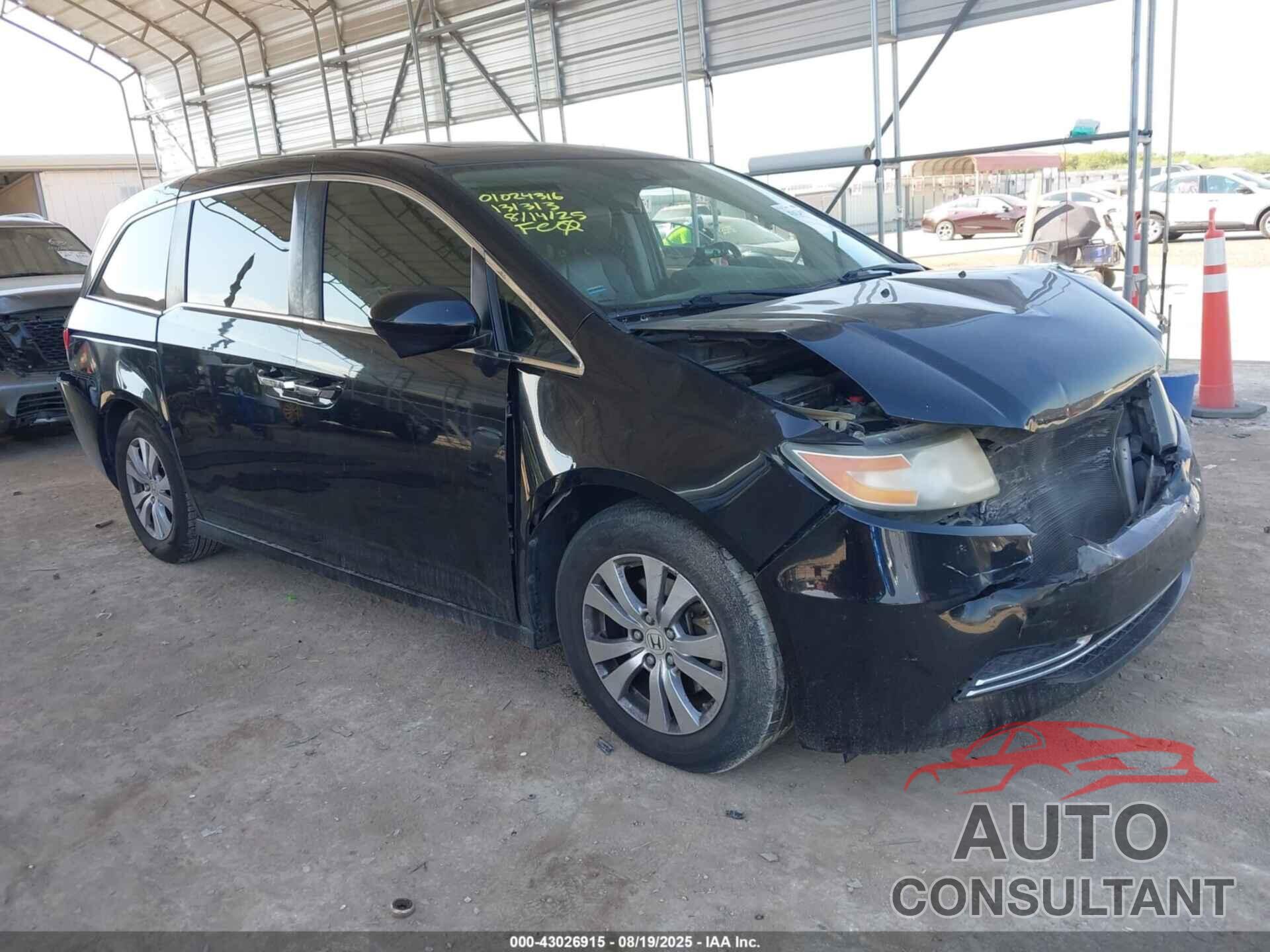 HONDA ODYSSEY 2016 - 5FNRL5H65GB131313