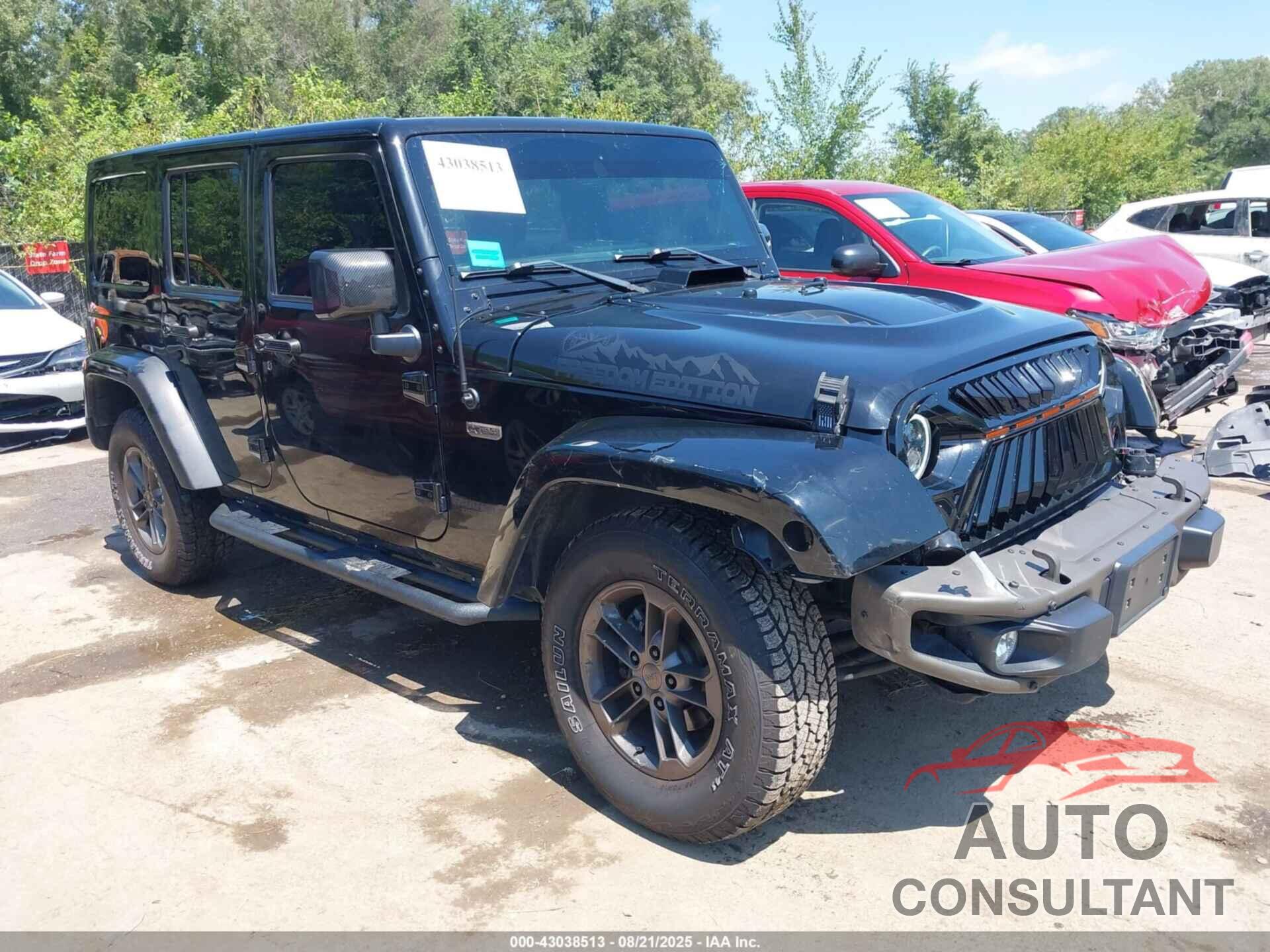 JEEP WRANGLER UNLIMITED 2016 - 1C4BJWEG6GL211131