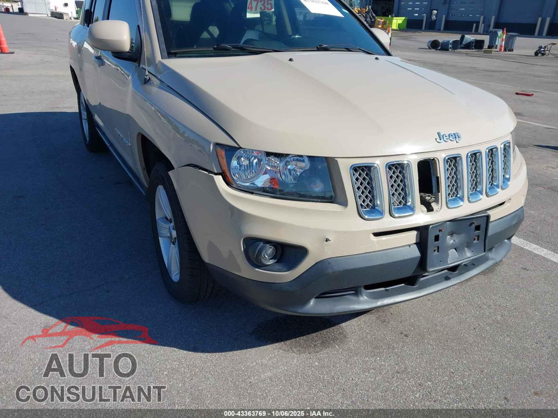 JEEP COMPASS 2017 - 1C4NJDEB9HD144428