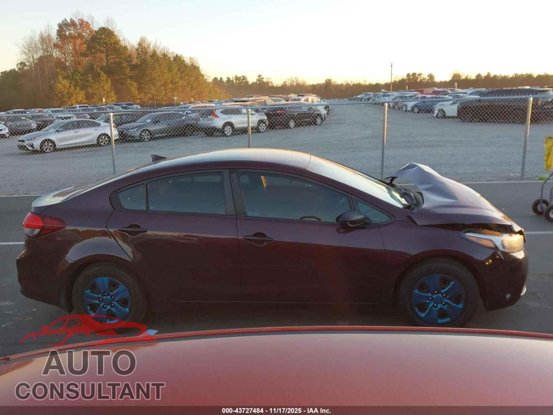 KIA FORTE 2017 - 3KPFL4A70HE059265