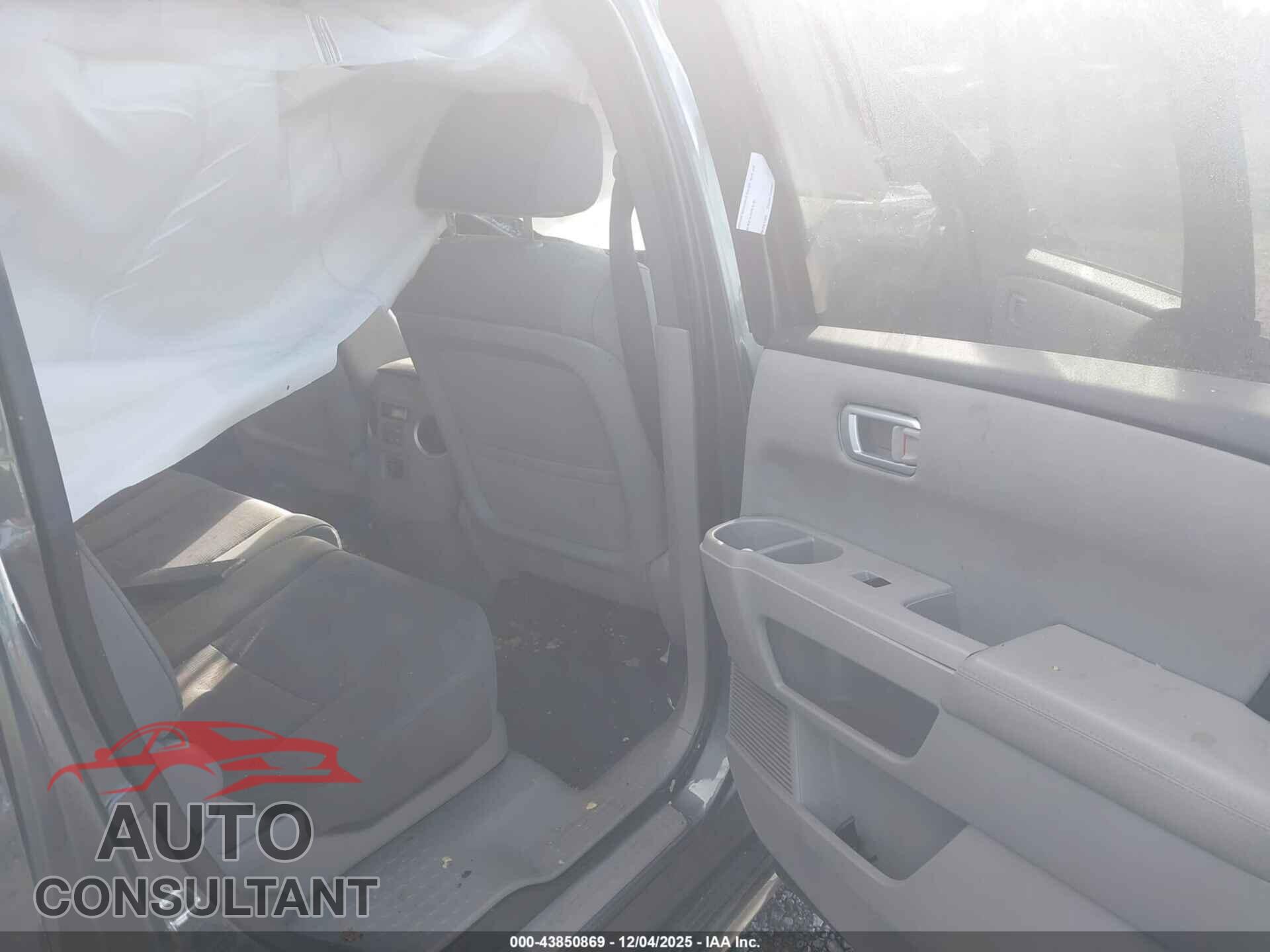 HONDA PILOT 2012 - 5FNYF4H46CB022395