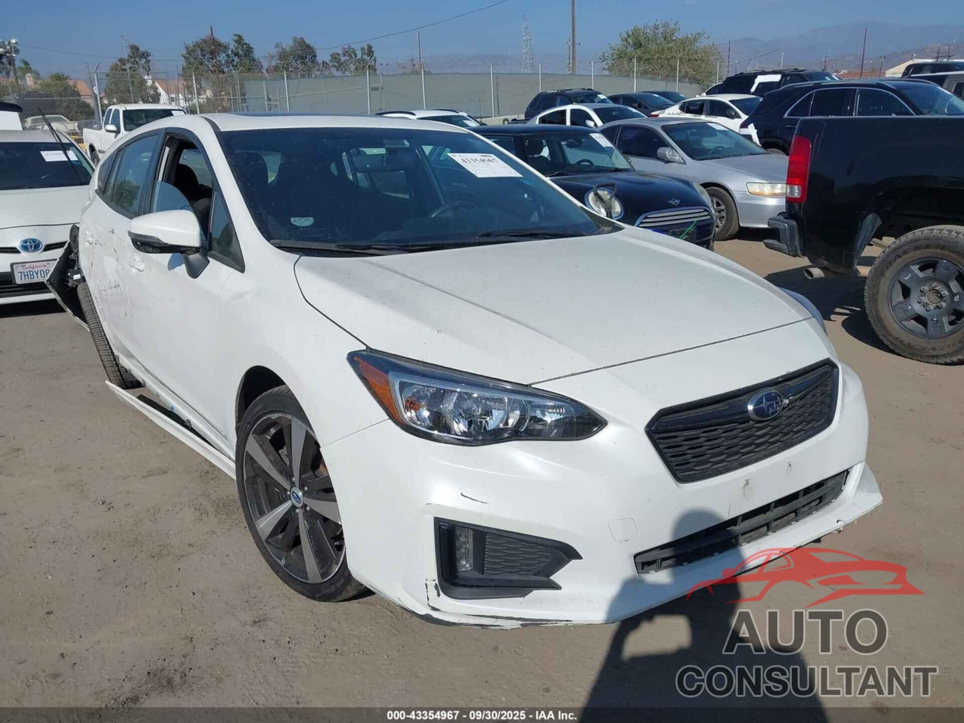 SUBARU IMPREZA 2017 - 4S3GTAM6XH3717400