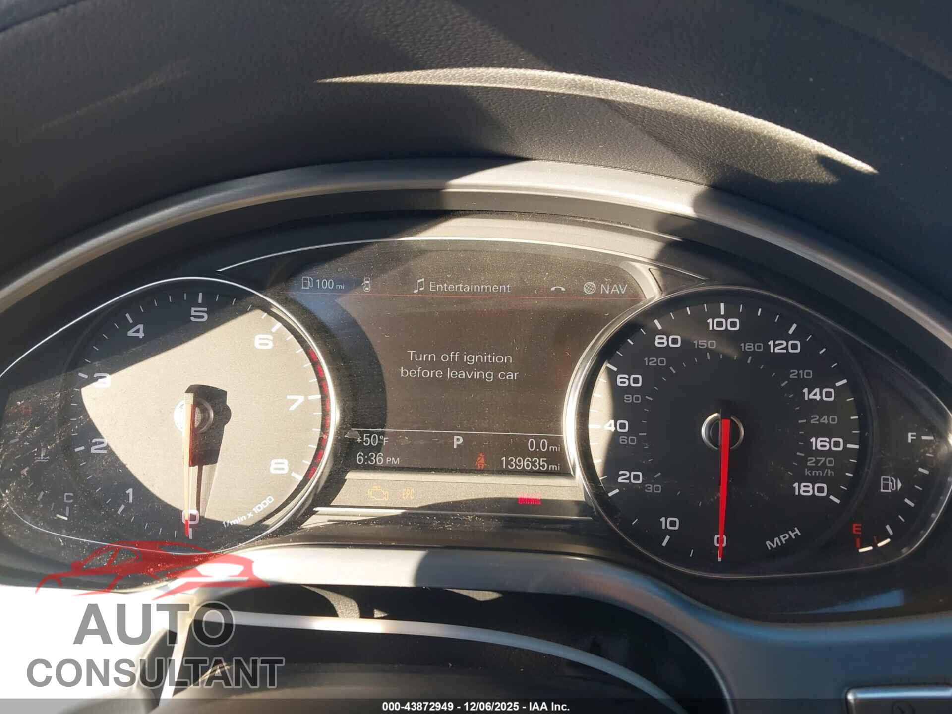 AUDI A8 2013 - WAUAGAFD0DN016589