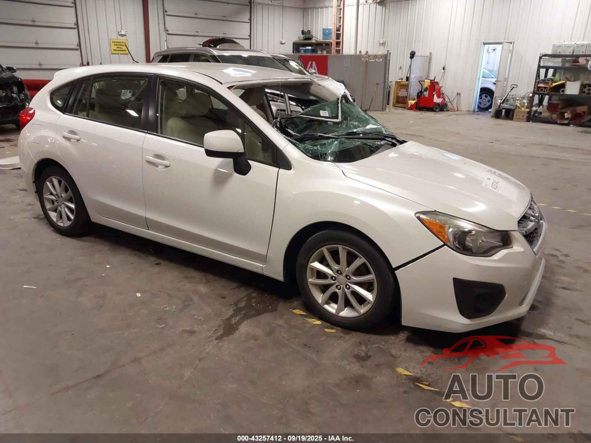 SUBARU IMPREZA 2013 - JF1GPAC67DH844601