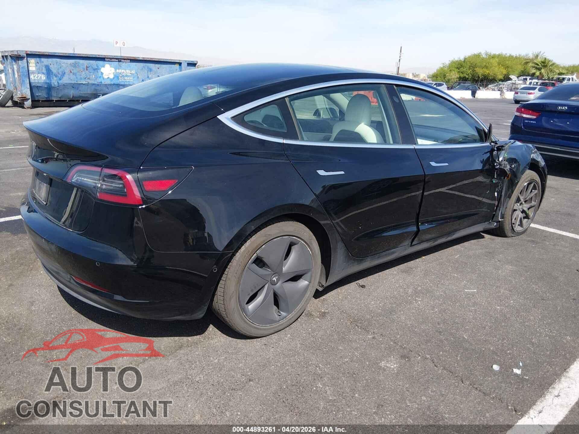 TESLA MODEL 3 2019 - 5YJ3E1EA0KF413045