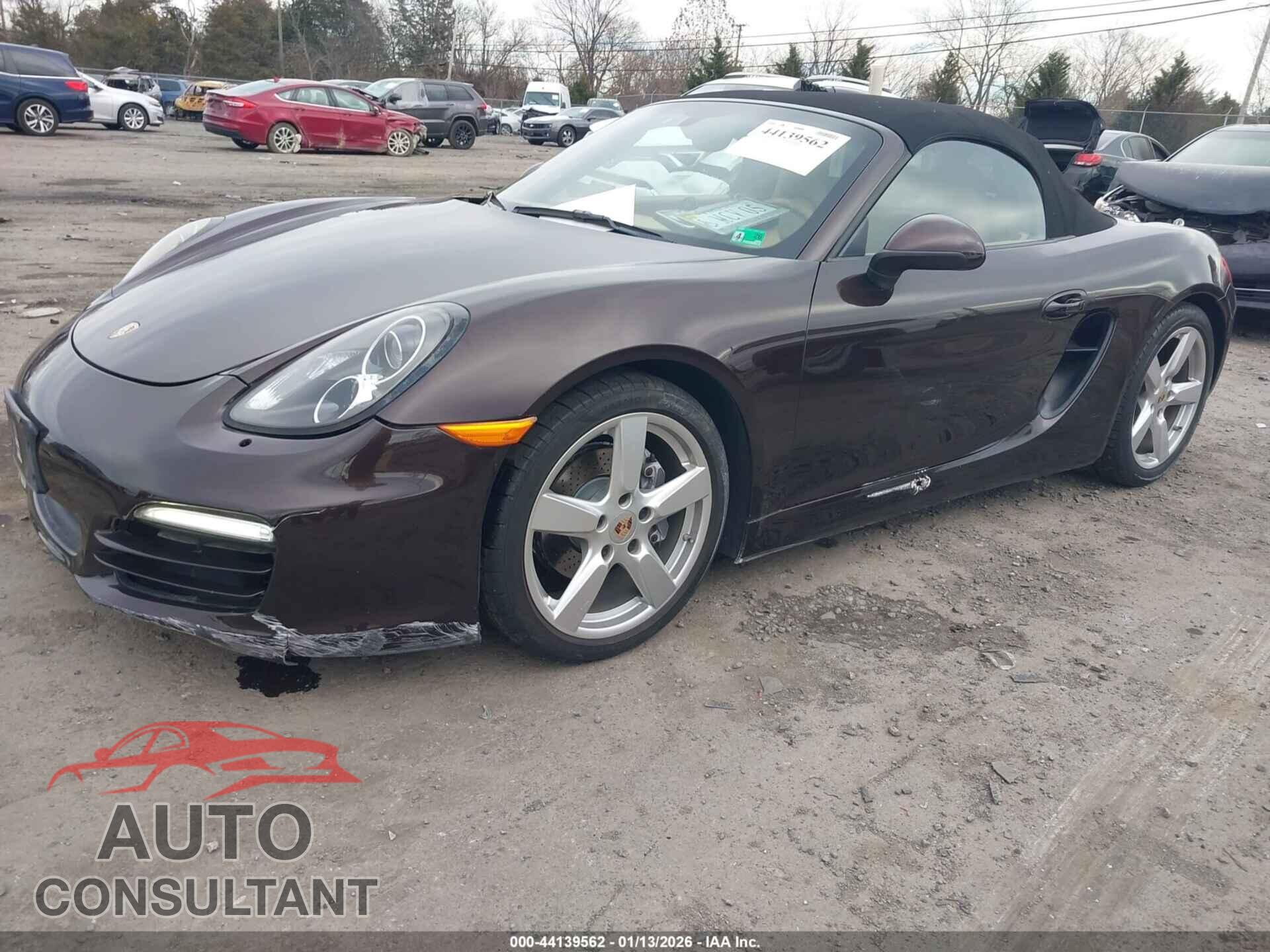 PORSCHE BOXSTER 2014 - WP0CA2A89ES121387