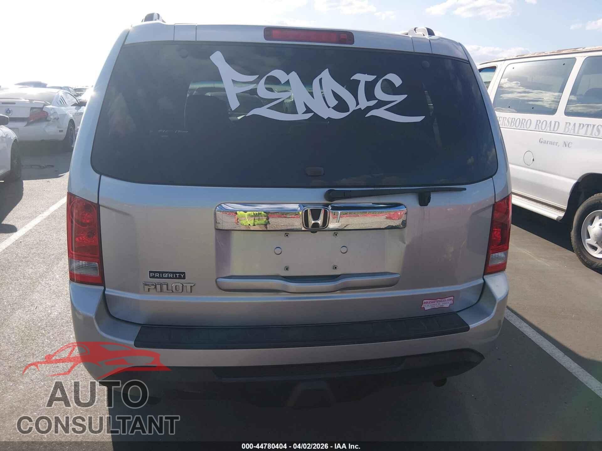 HONDA PILOT 2013 - 5FNYF3H29DB042196