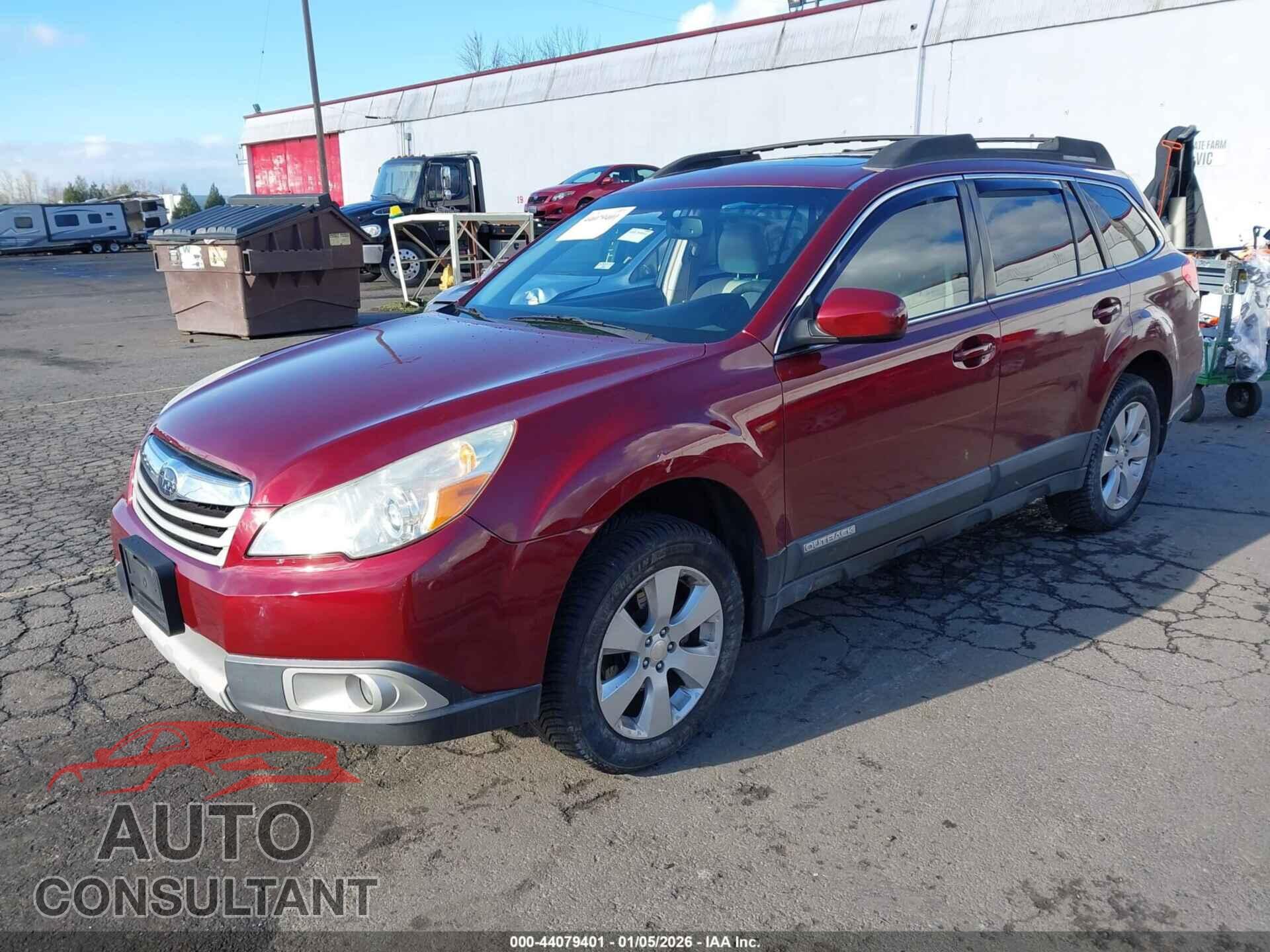 SUBARU OUTBACK 2011 - 4S4BRBKC3B3343321