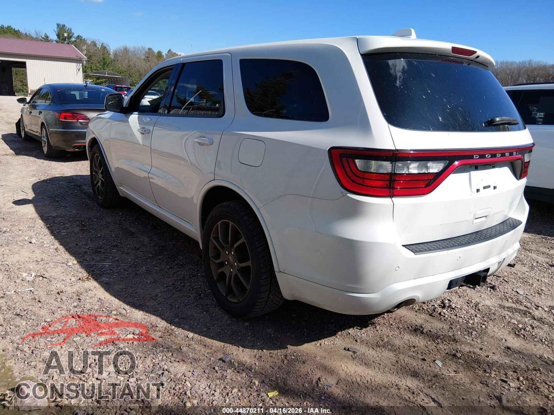 DODGE DURANGO 2017 - 1C4RDJDG9HC908045
