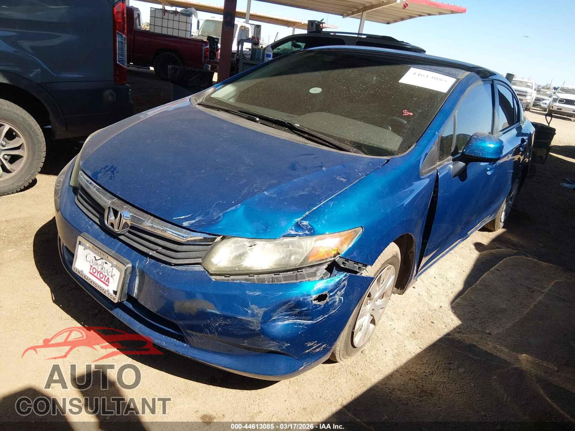 HONDA CIVIC 2012 - 19XFB2F55CE059771