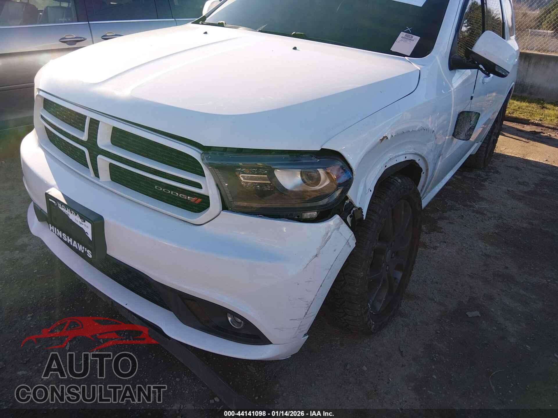DODGE DURANGO 2017 - 1C4SDJCT2HC797130