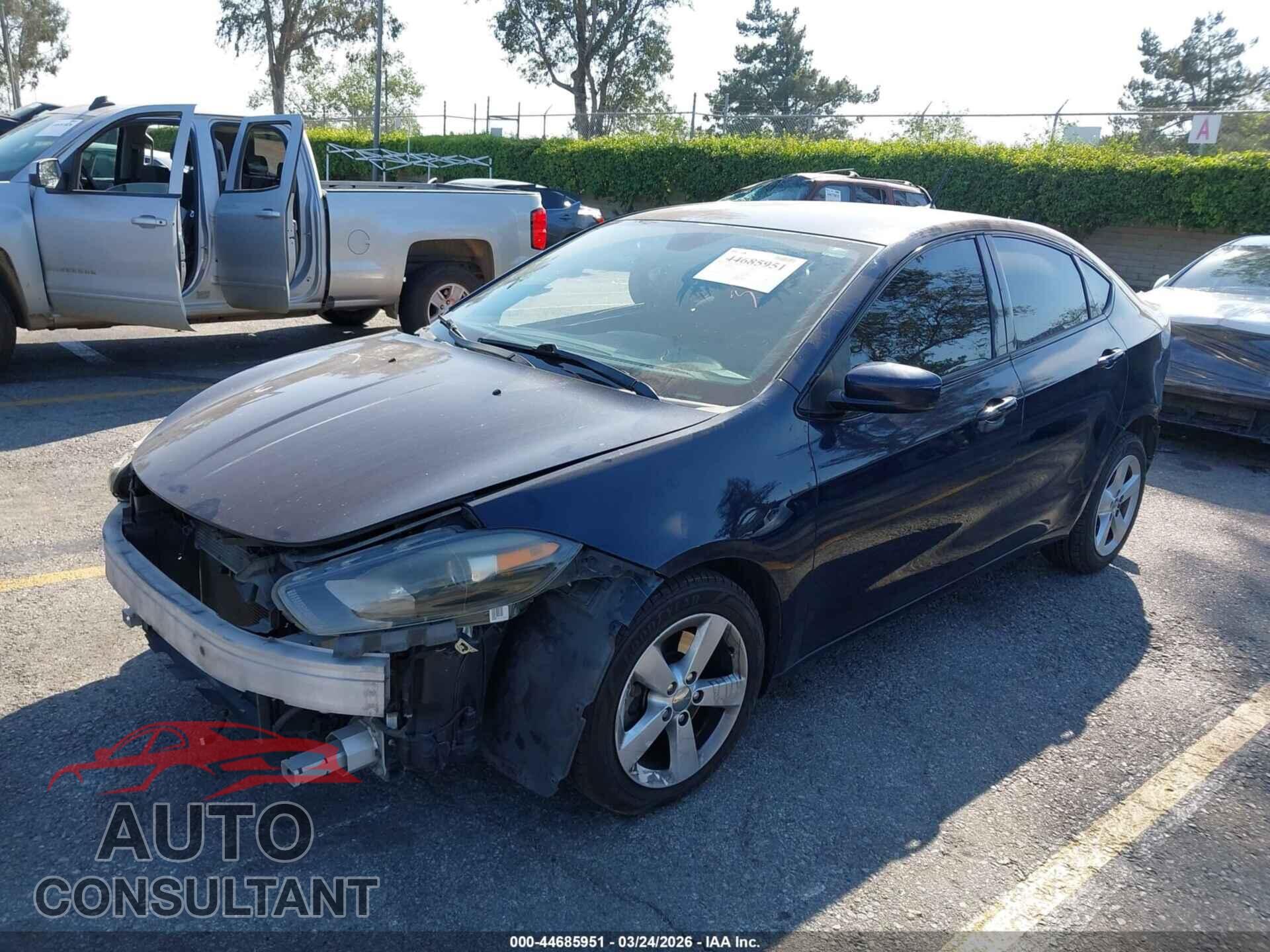 DODGE DART 2015 - 1C3CDFBB3FD403575
