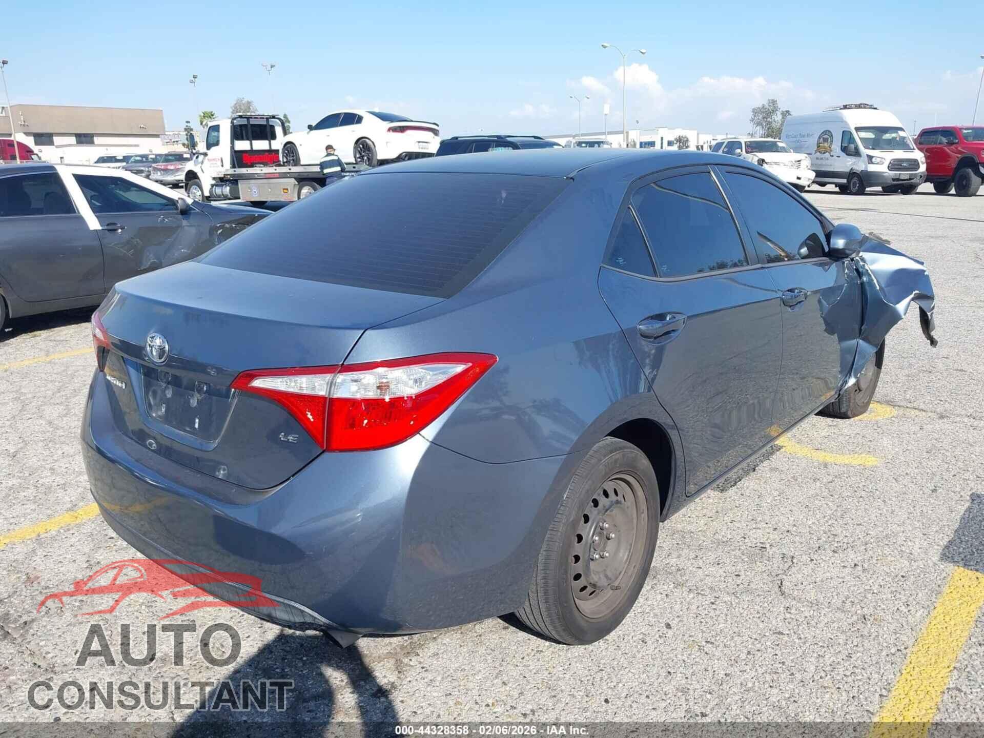 TOYOTA COROLLA 2014 - 5YFBURHEXEP152396