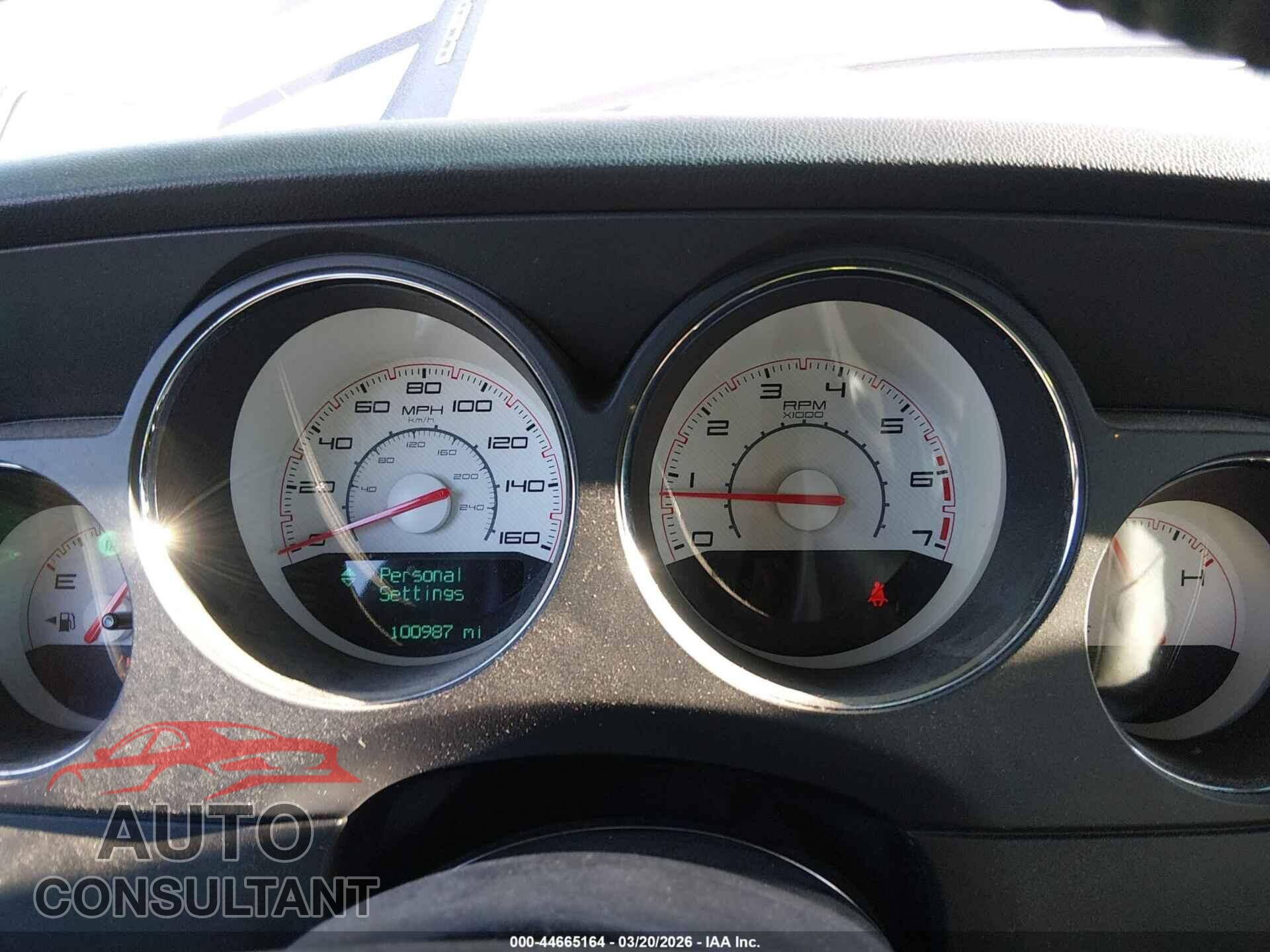 DODGE CHALLENGER 2012 - 2C3CDYBTXCH290730
