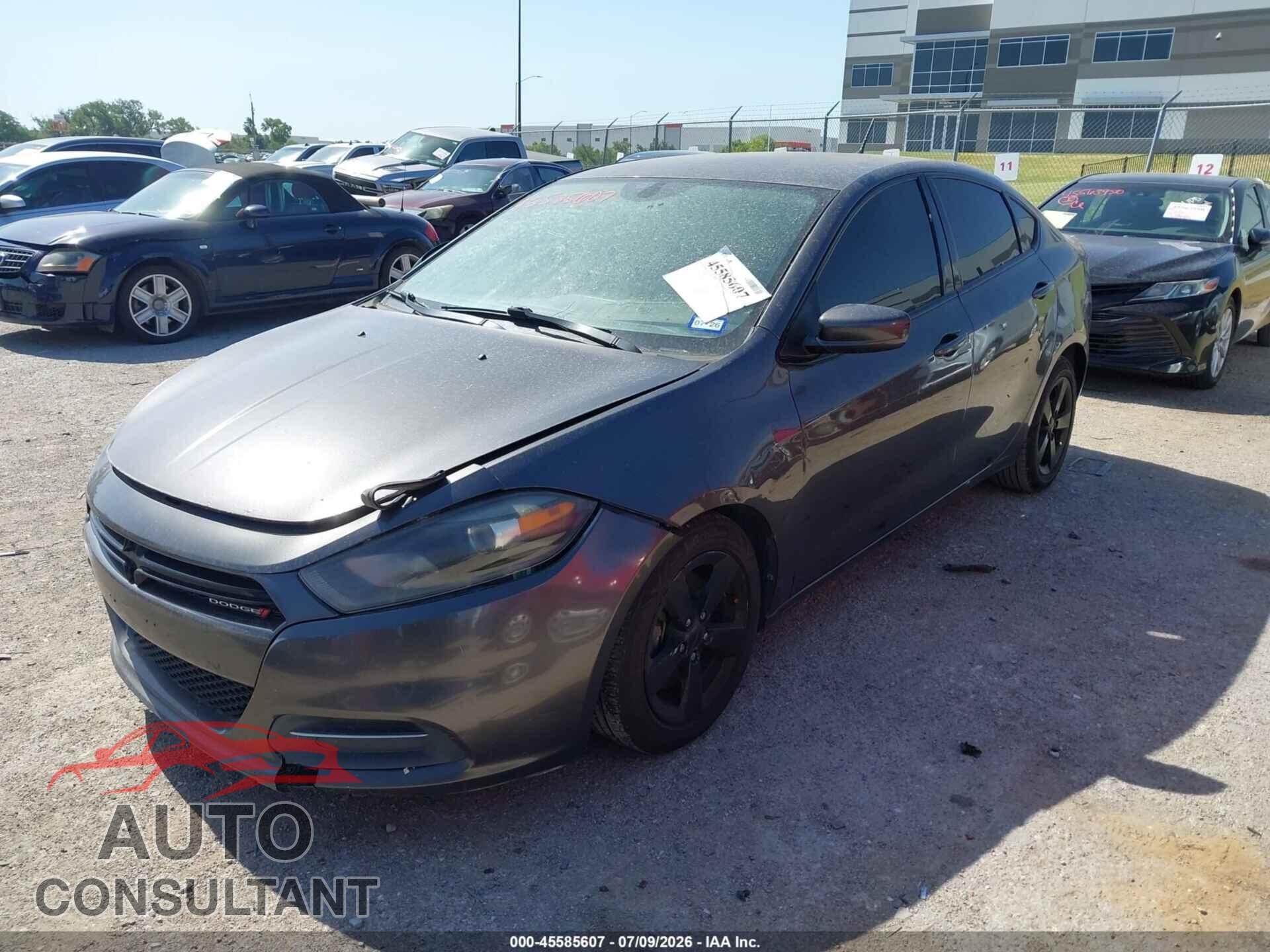 DODGE DART 2015 - 1C3CDFBB6FD140403
