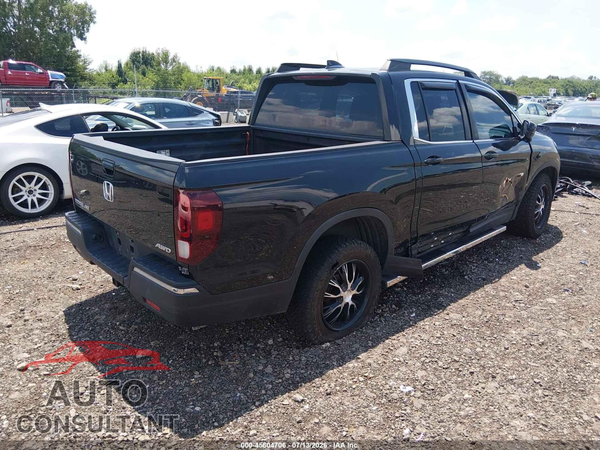 HONDA RIDGELINE 2017 - 5FPYK3F61HB013077