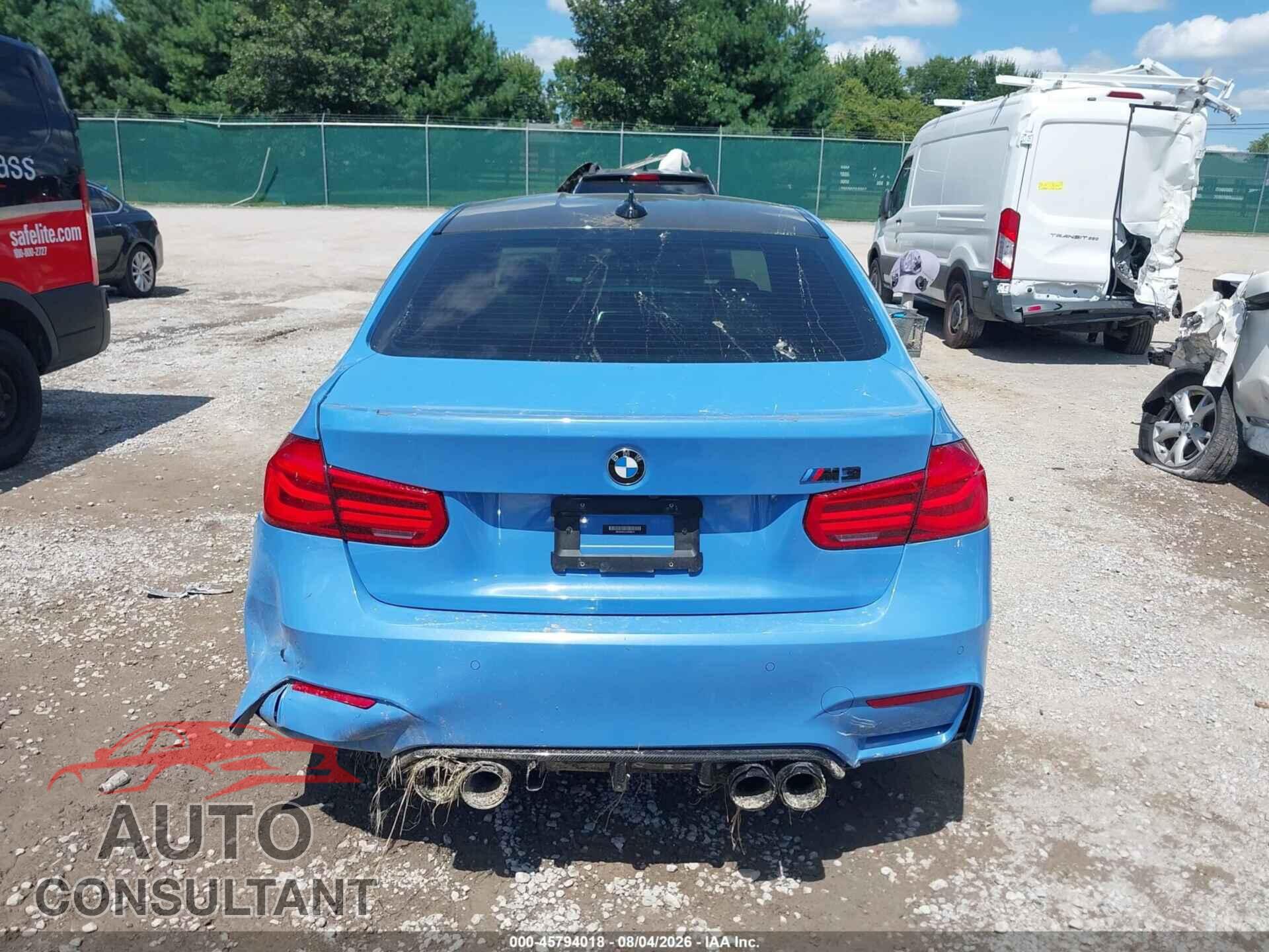 BMW M3 2018 - WBS8M9C54J5K98410