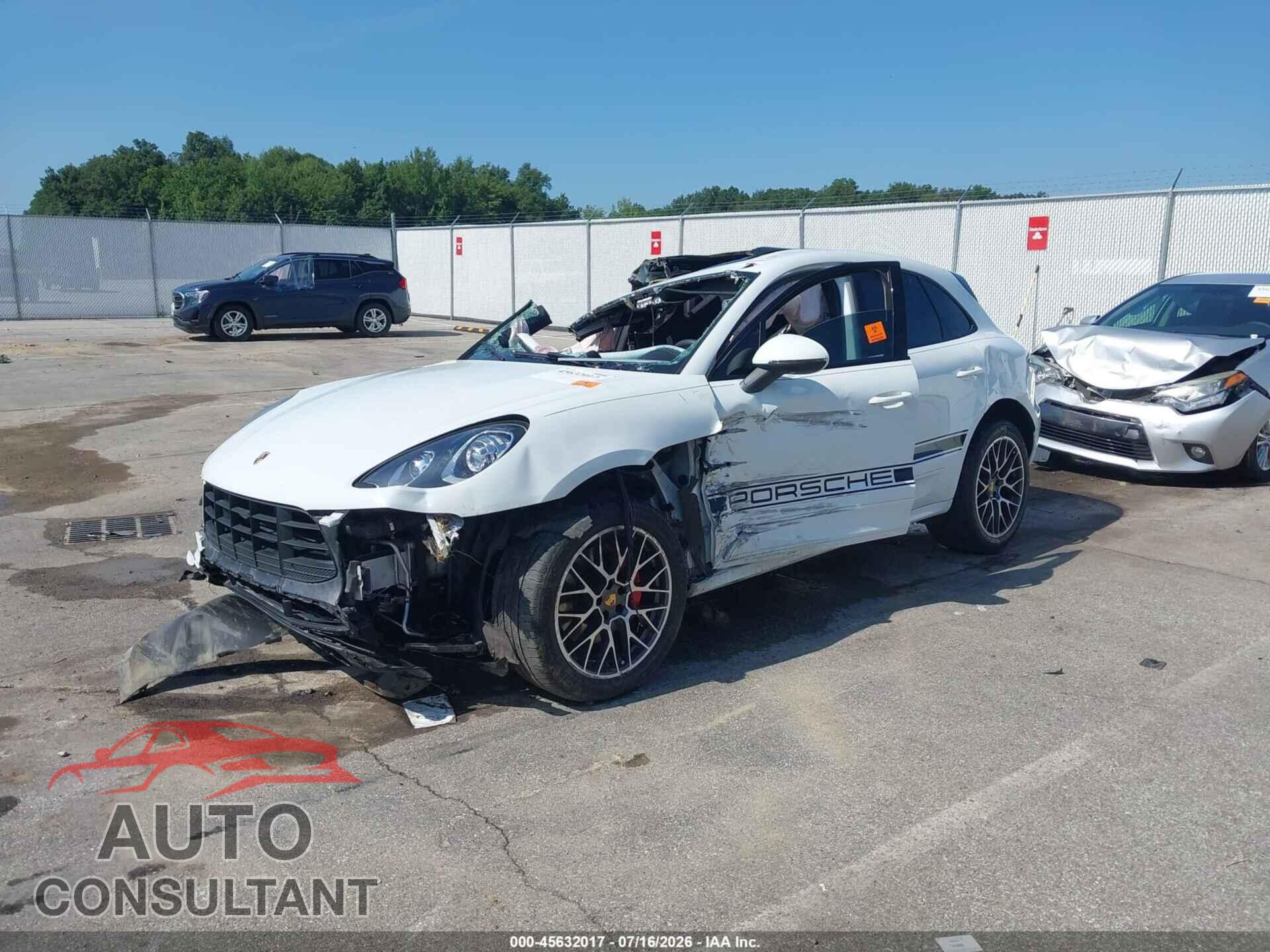 PORSCHE MACAN 2016 - WP1AF2A55GLB92886