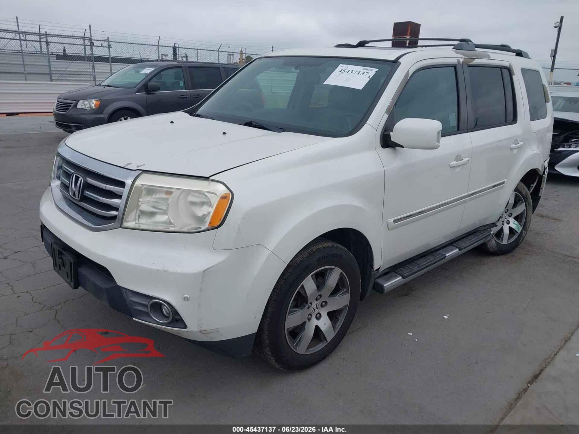 HONDA PILOT 2013 - 5FNYF3H99DB035150