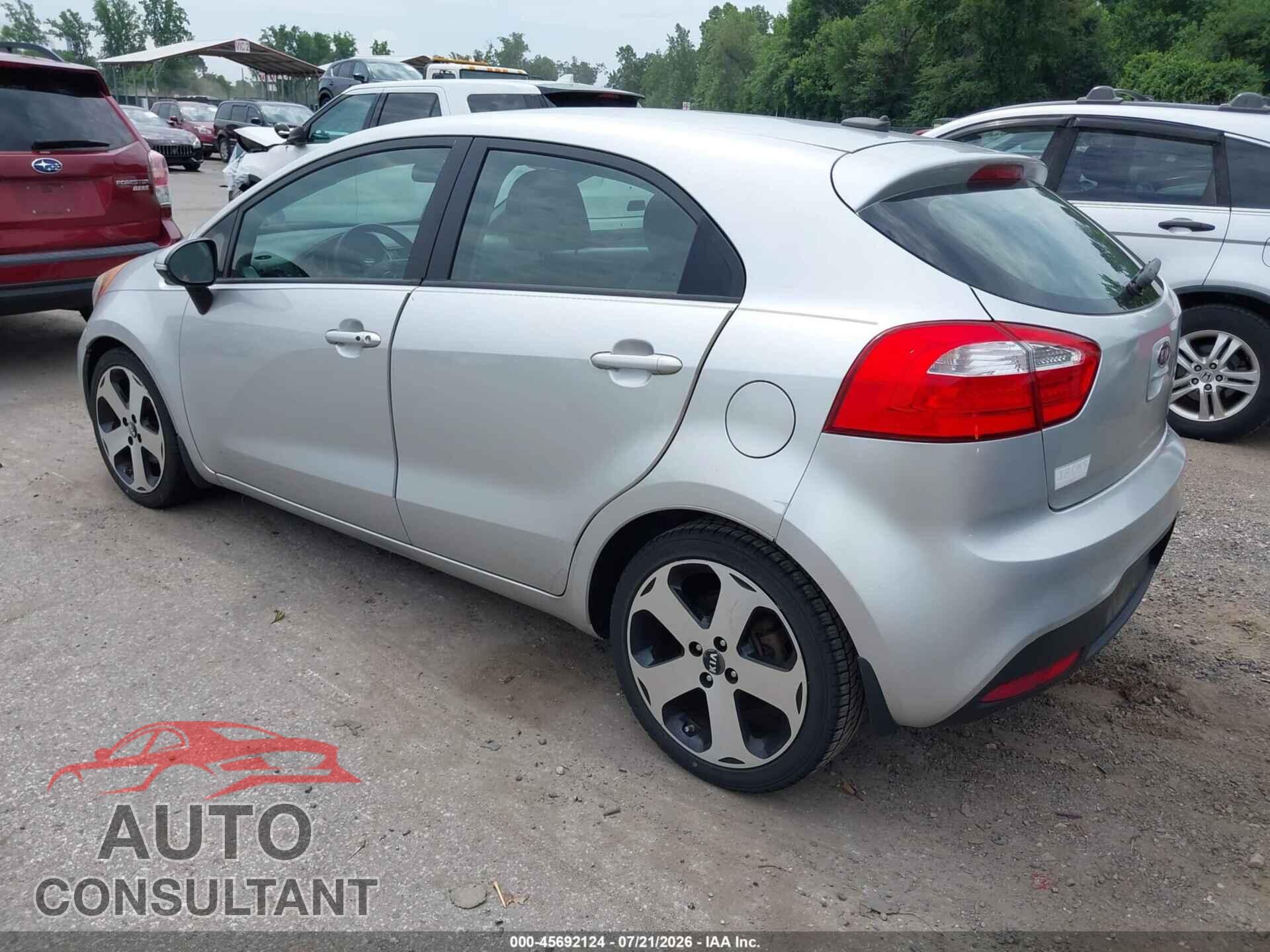 KIA RIO5 2012 - KNADN5A34C6038192