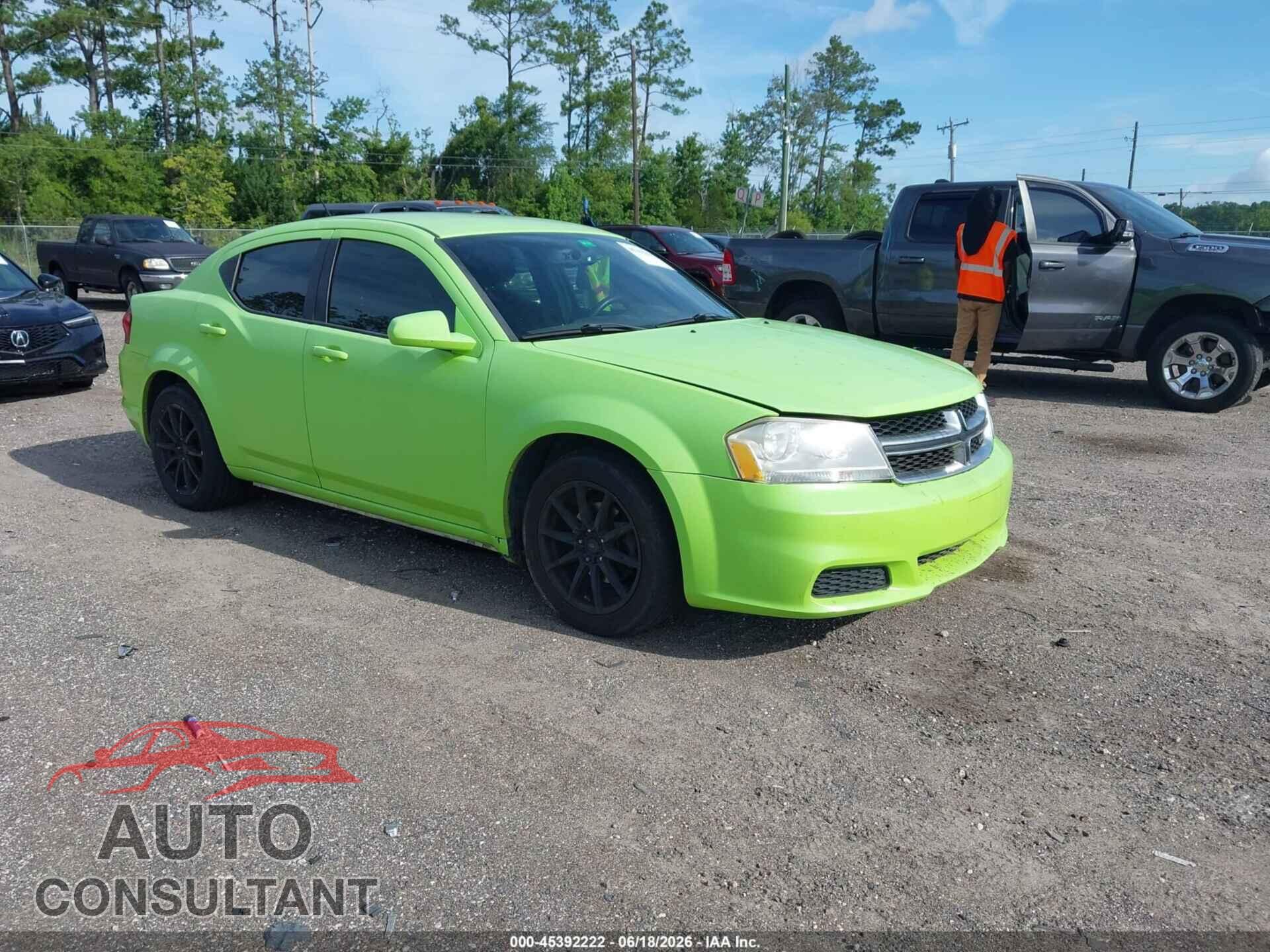 DODGE AVENGER 2014 - 1C3CDZAG4EN193754