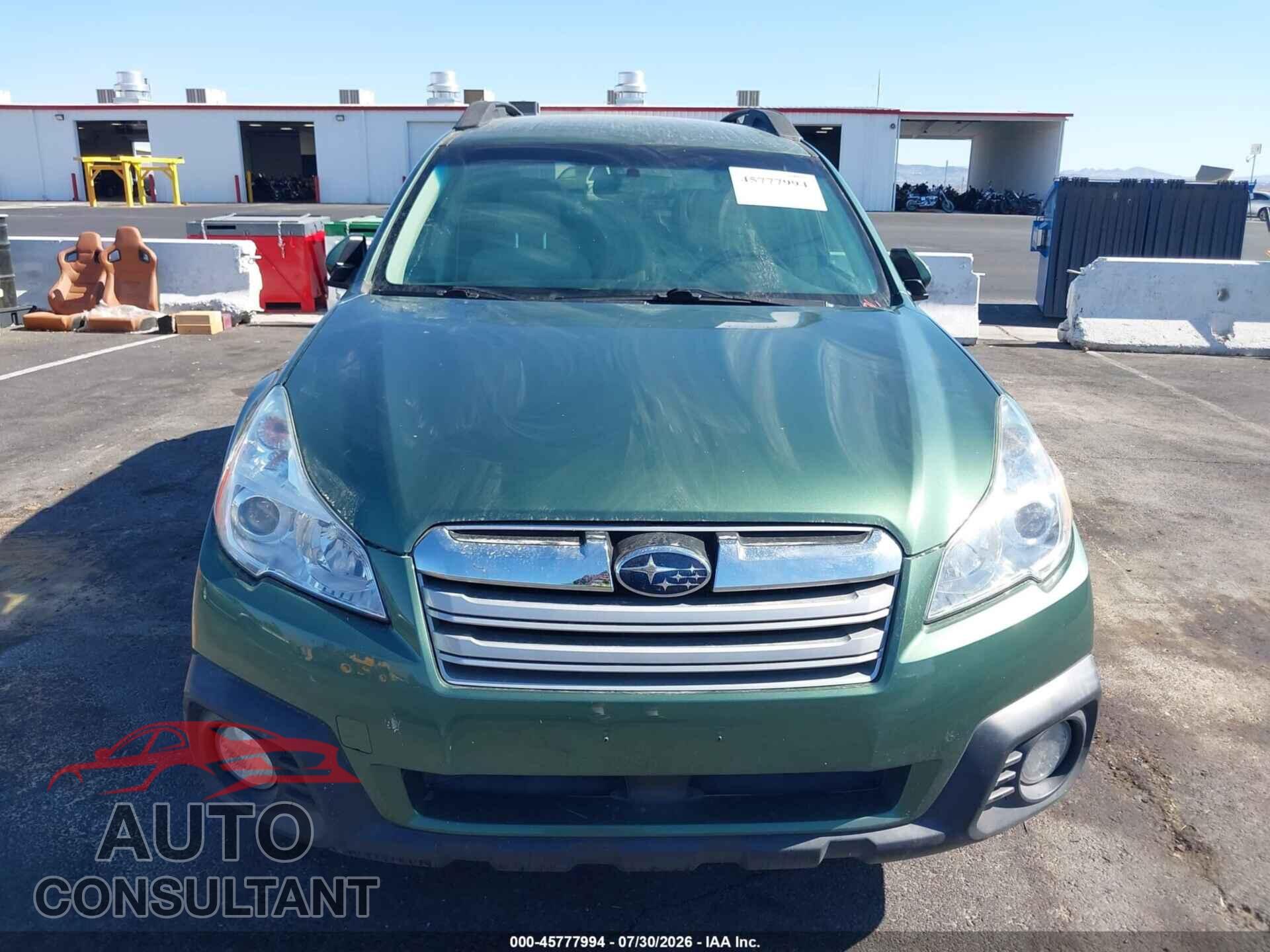 SUBARU OUTBACK 2013 - 4S4BRBCC8D3232863