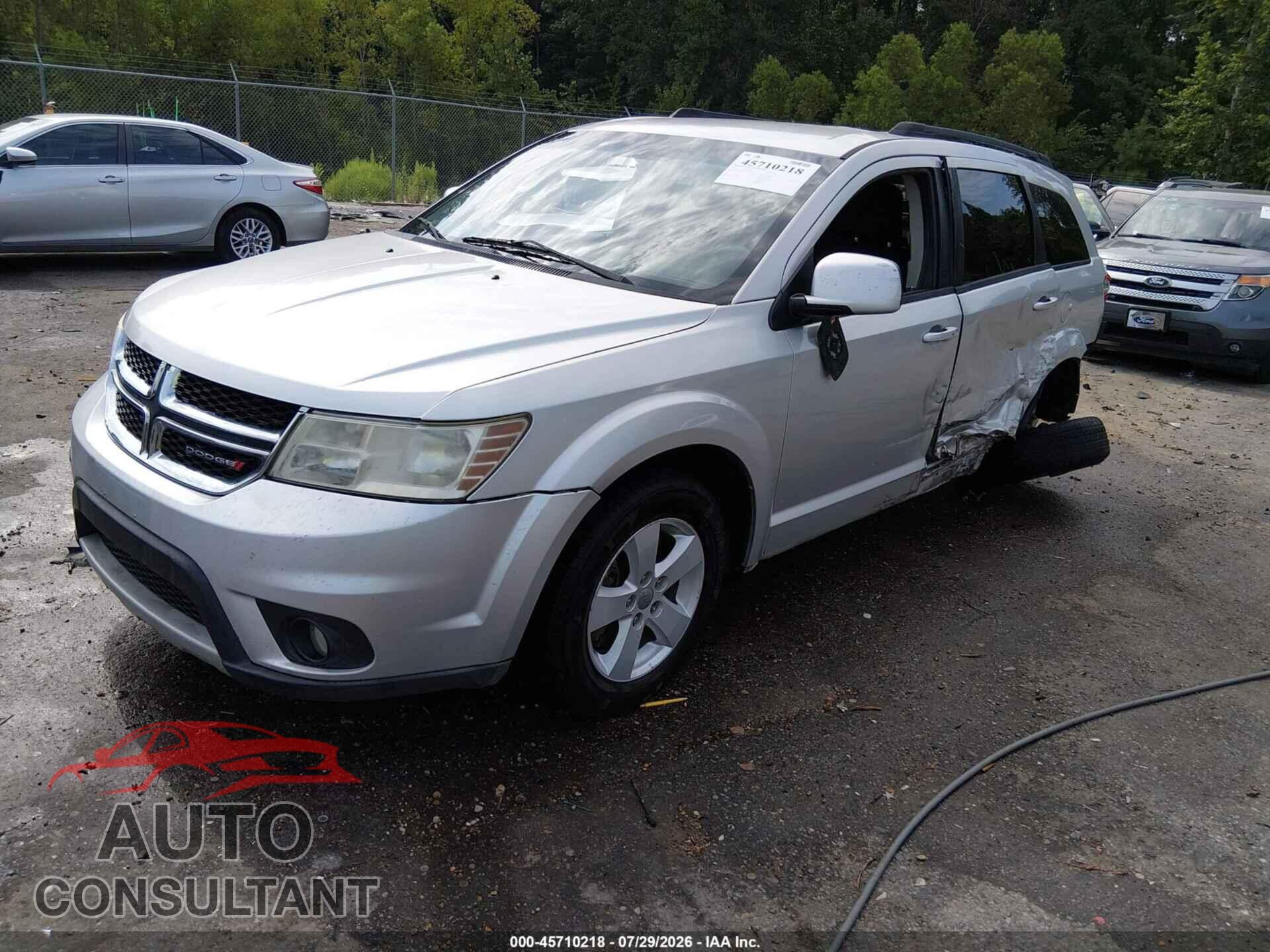 DODGE JOURNEY 2012 - 3C4PDCBG6CT322471
