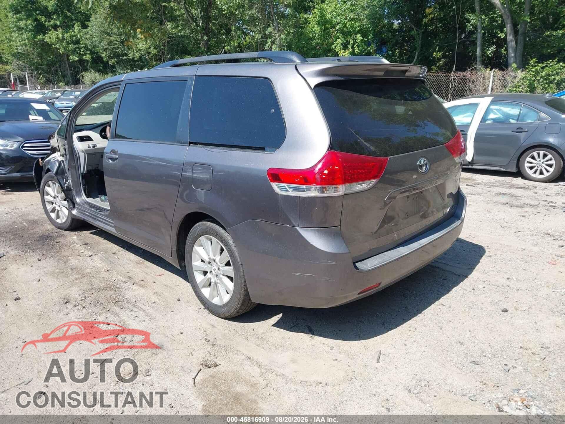 TOYOTA SIENNA 2012 - 5TDDK3DC2CS035111