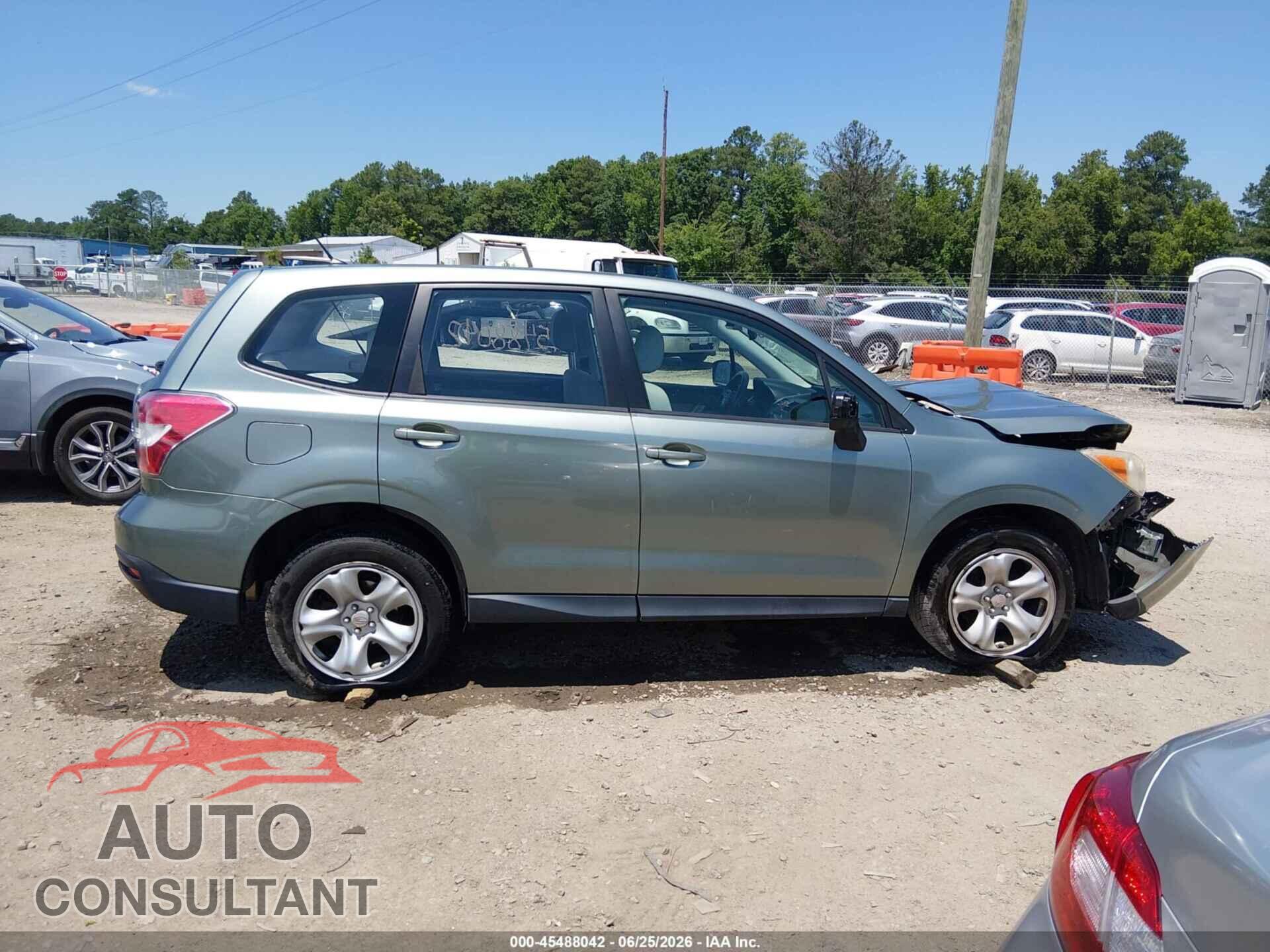 SUBARU FORESTER 2014 - JF2SJAAC0EH470785