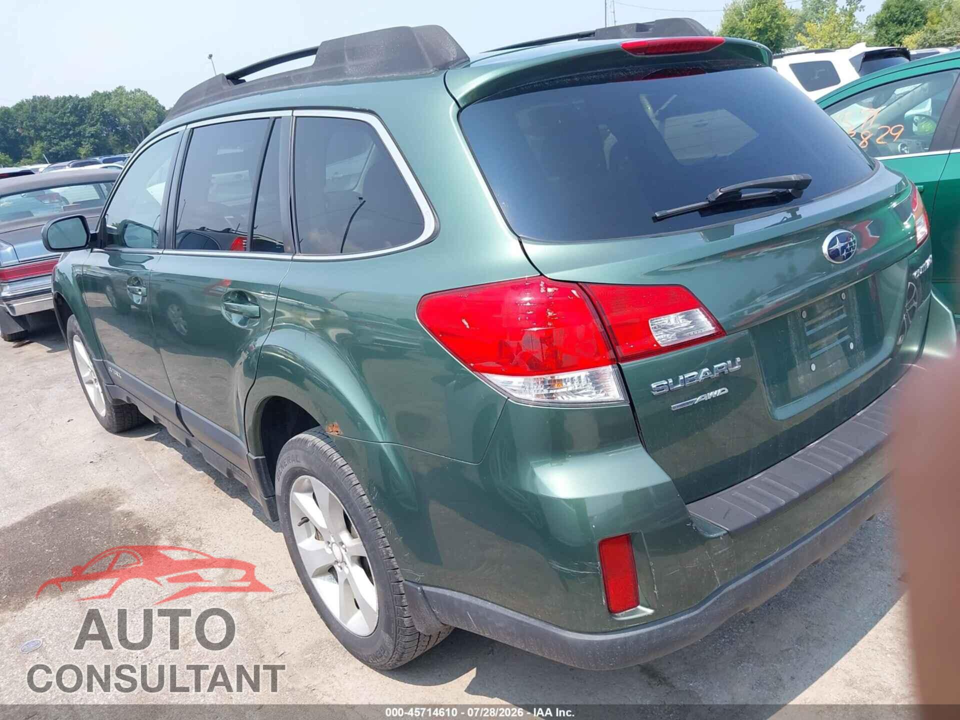 SUBARU OUTBACK 2013 - 4S4BRCCC8D3305803
