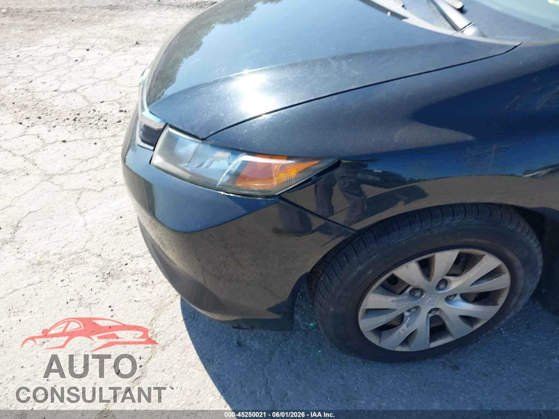HONDA CIVIC 2012 - 19XFB2F55CE348651