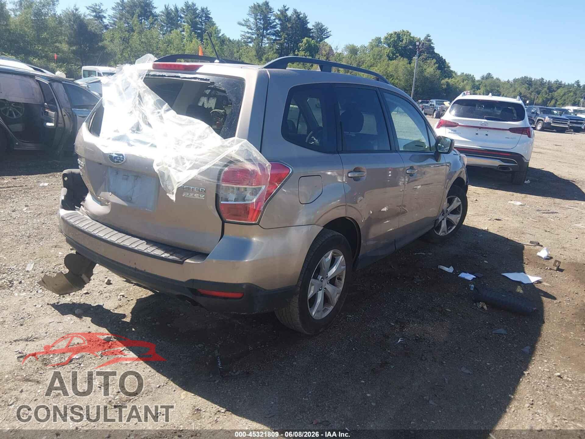 SUBARU FORESTER 2014 - JF2SJAEC9EH520495