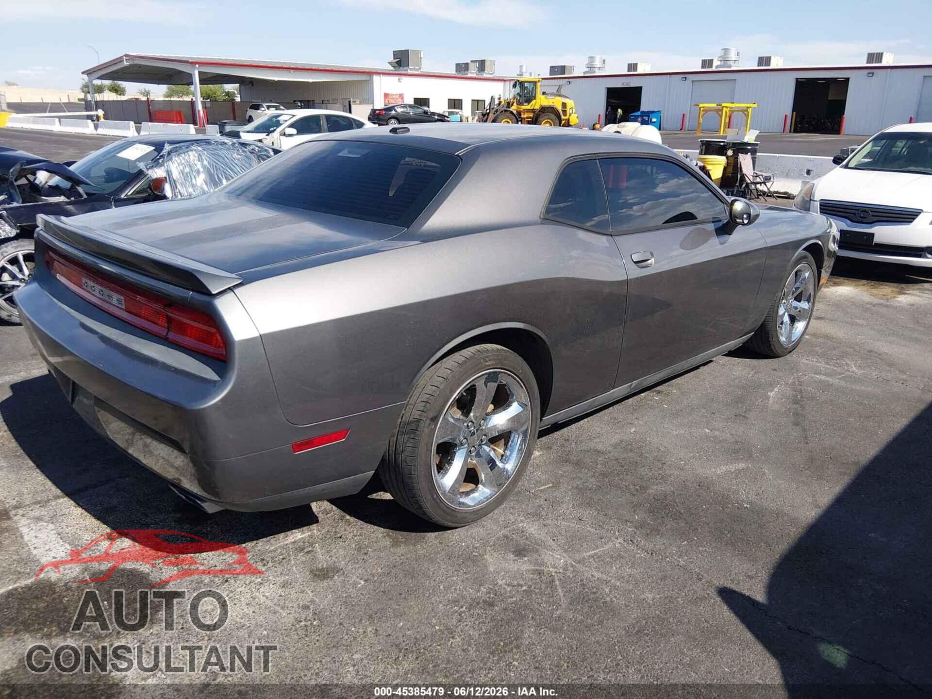 DODGE CHALLENGER 2012 - 2C3CDYAG2CH158372