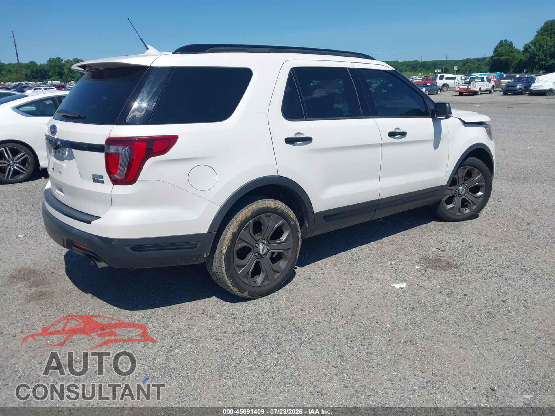 FORD EXPLORER 2018 - 1FM5K8GT9JGB38235