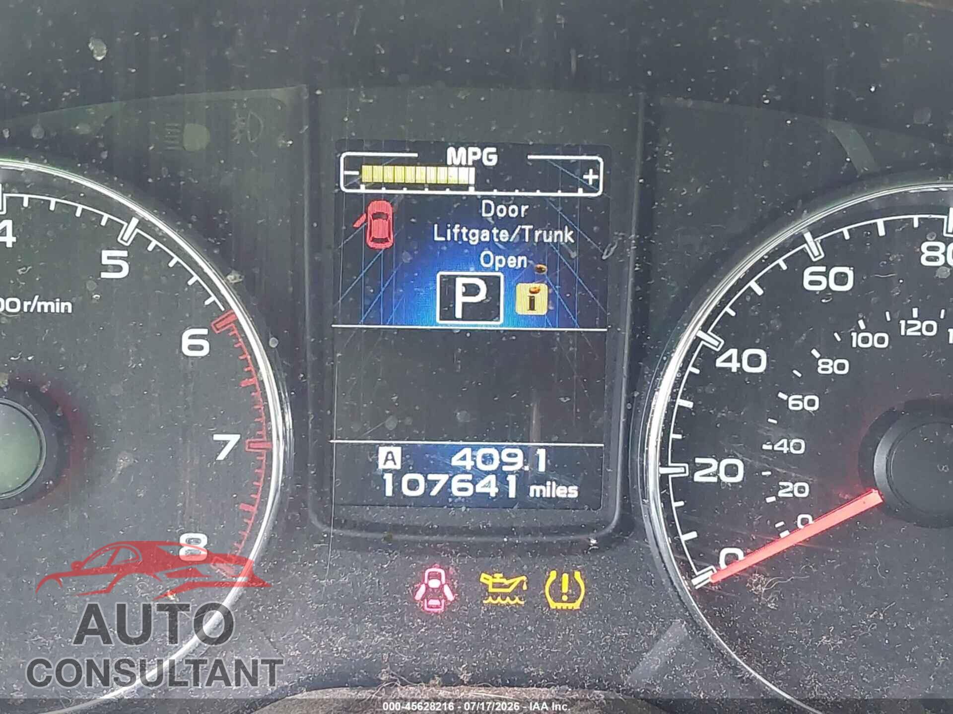 SUBARU OUTBACK 2013 - 4S4BRBJC5D3264852