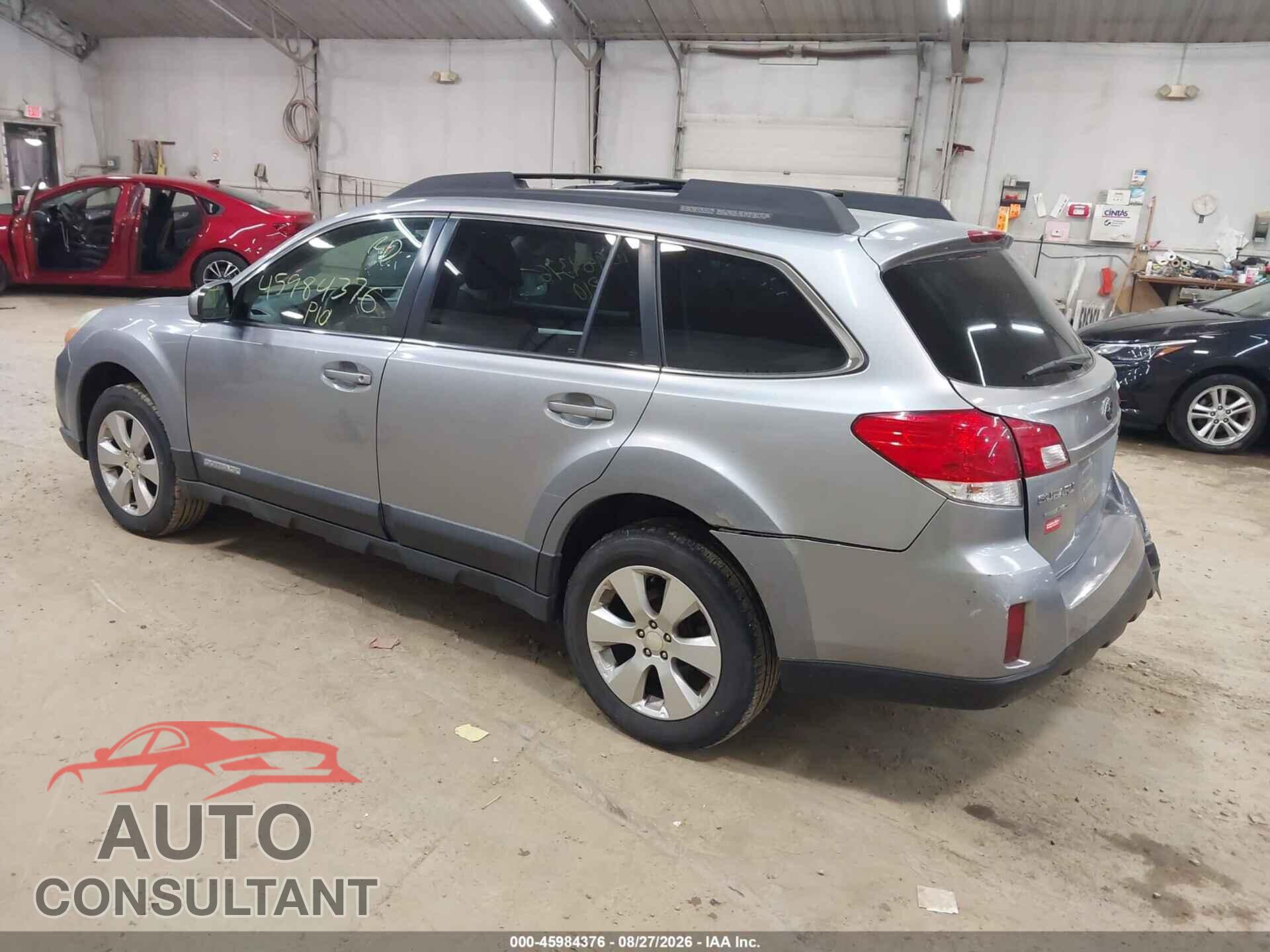 SUBARU OUTBACK 2010 - 4S4BRBCC2A3364562