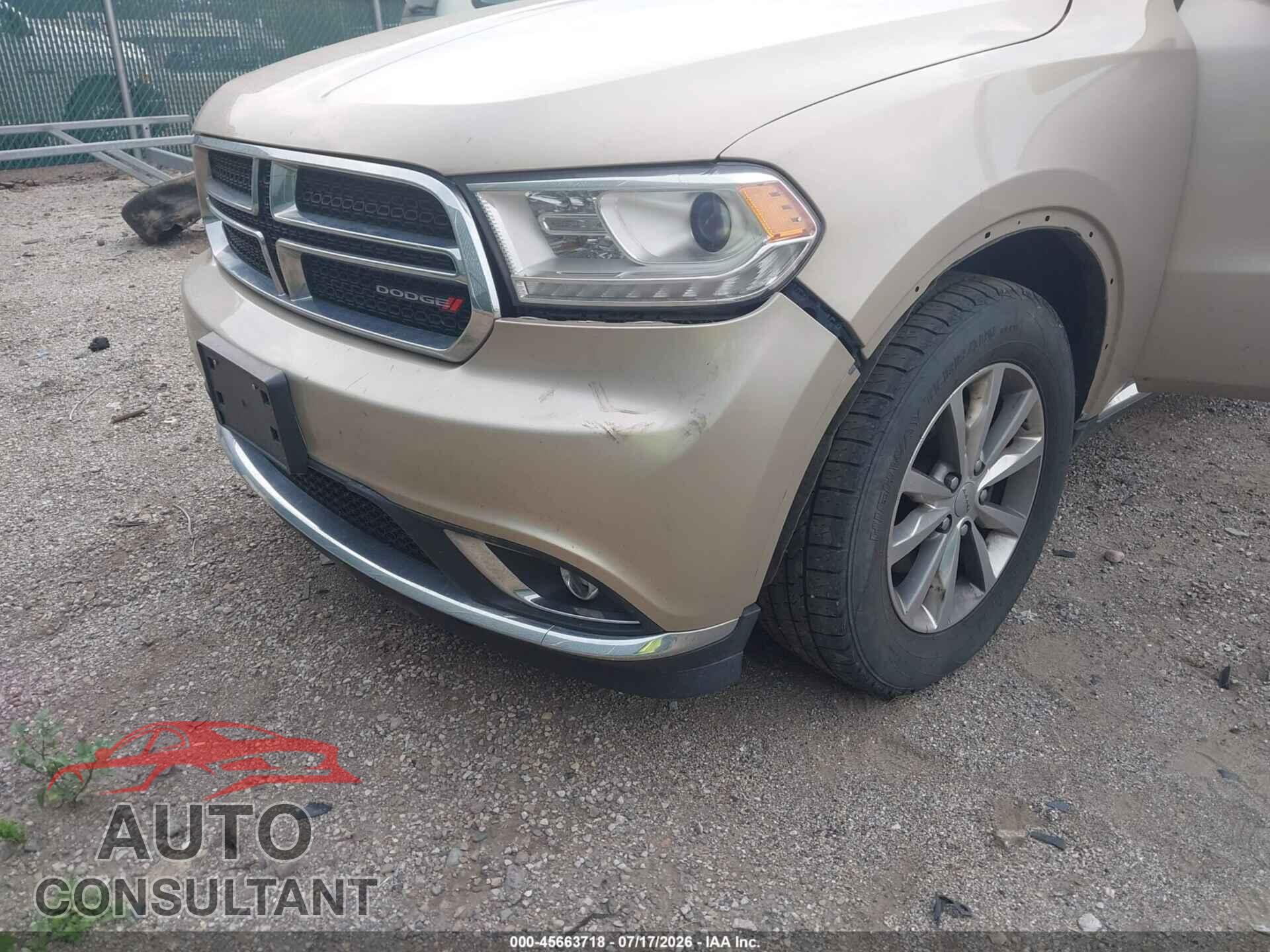 DODGE DURANGO 2014 - 1C4RDJDG3EC475365