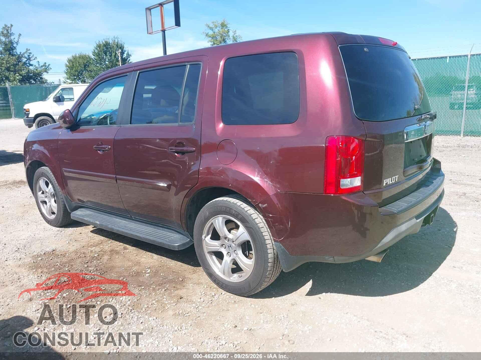 HONDA PILOT 2013 - 5FNYF3H49DB021978