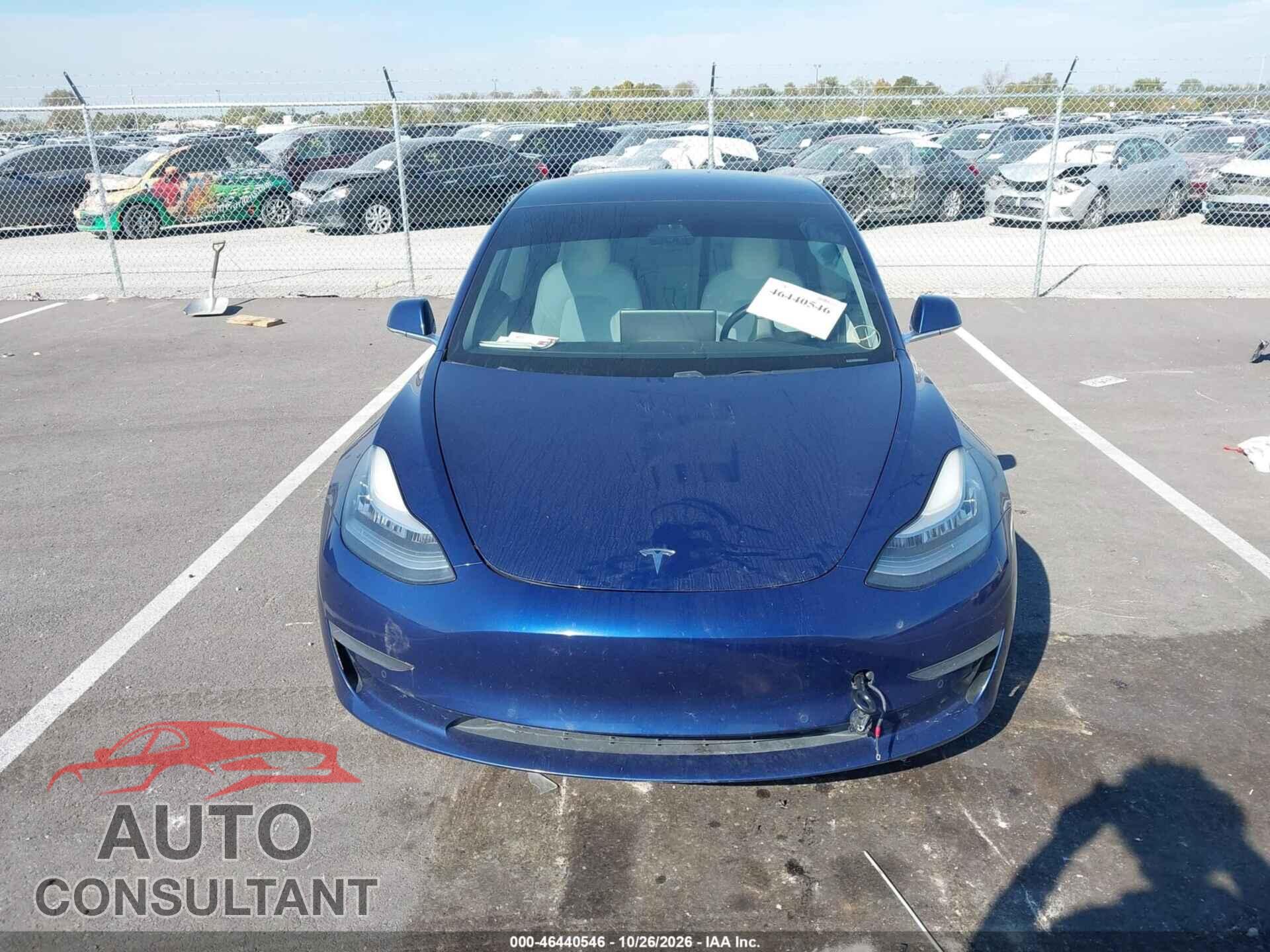 TESLA MODEL 3 2019 - 5YJ3E1EB7KF365889