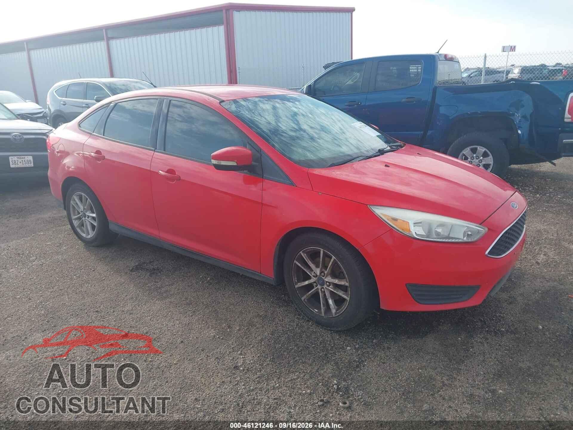 FORD FOCUS 2016 - 1FADP3F25GL205805