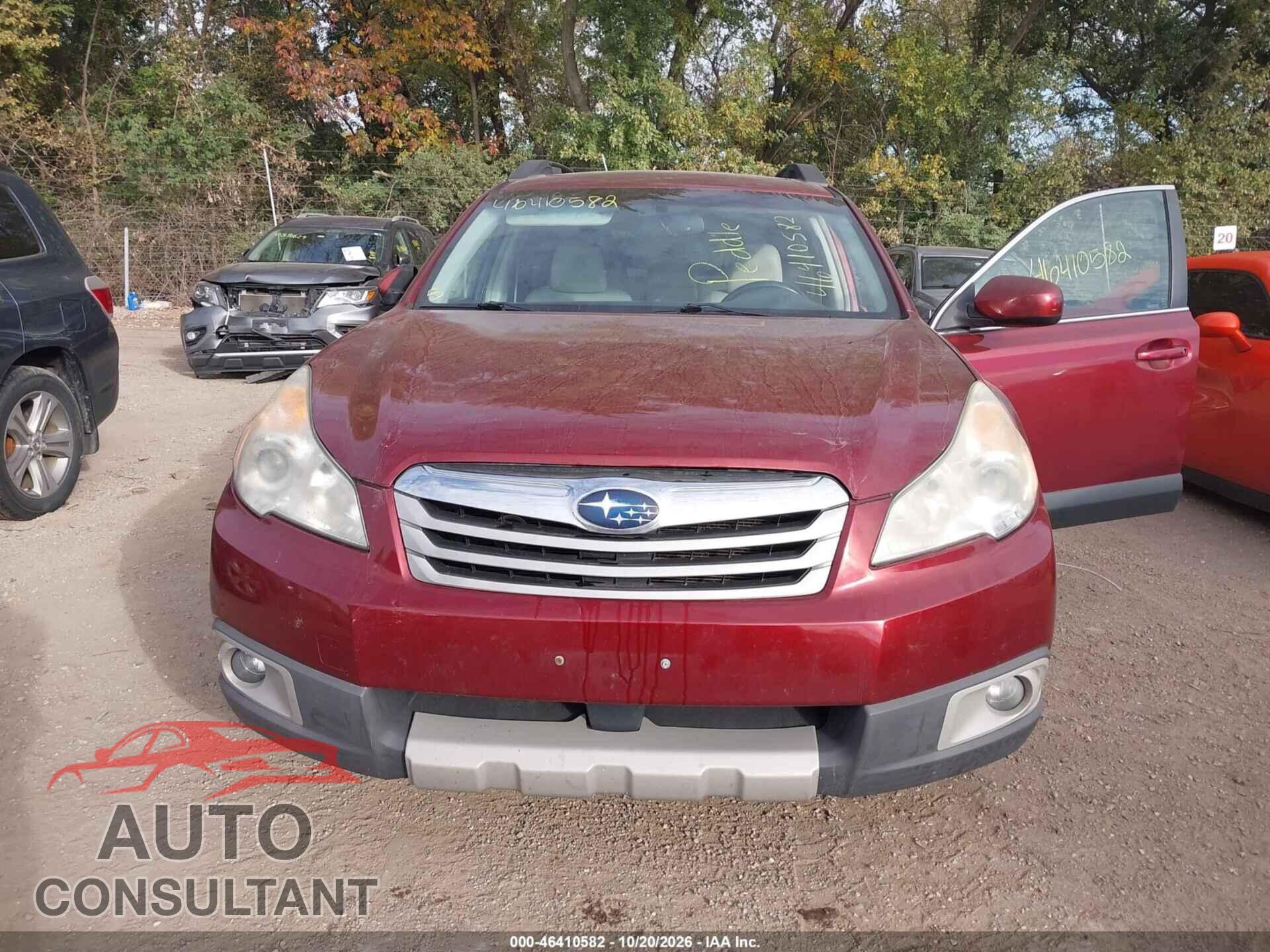 SUBARU OUTBACK 2011 - 4S4BRBKC1B3437620