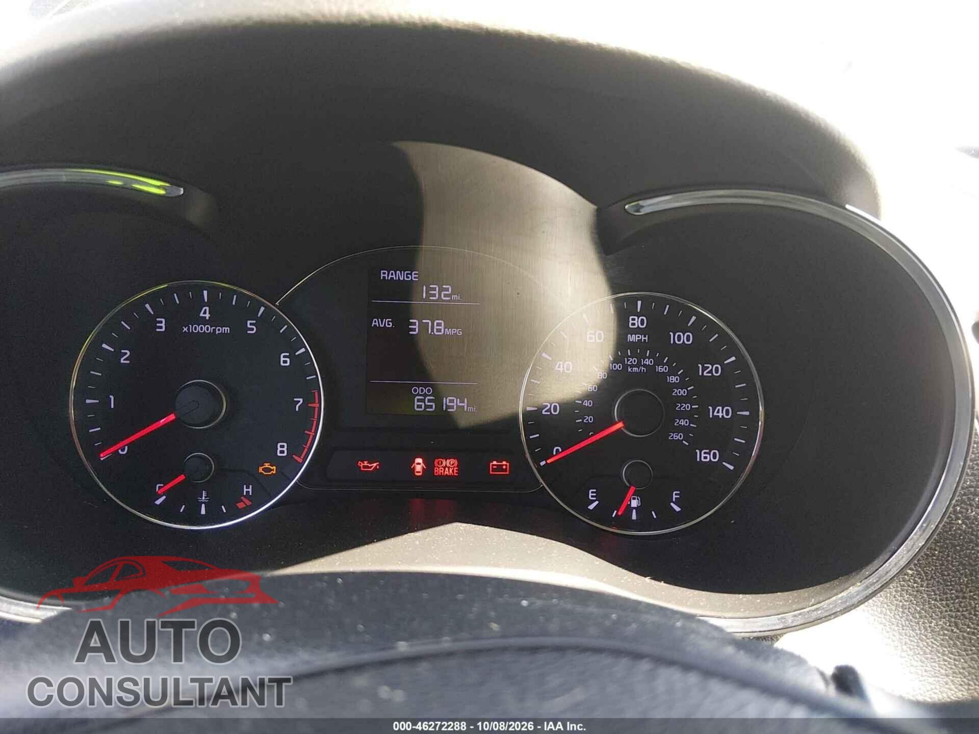 KIA FORTE 2016 - KNAFK4A65G5543255
