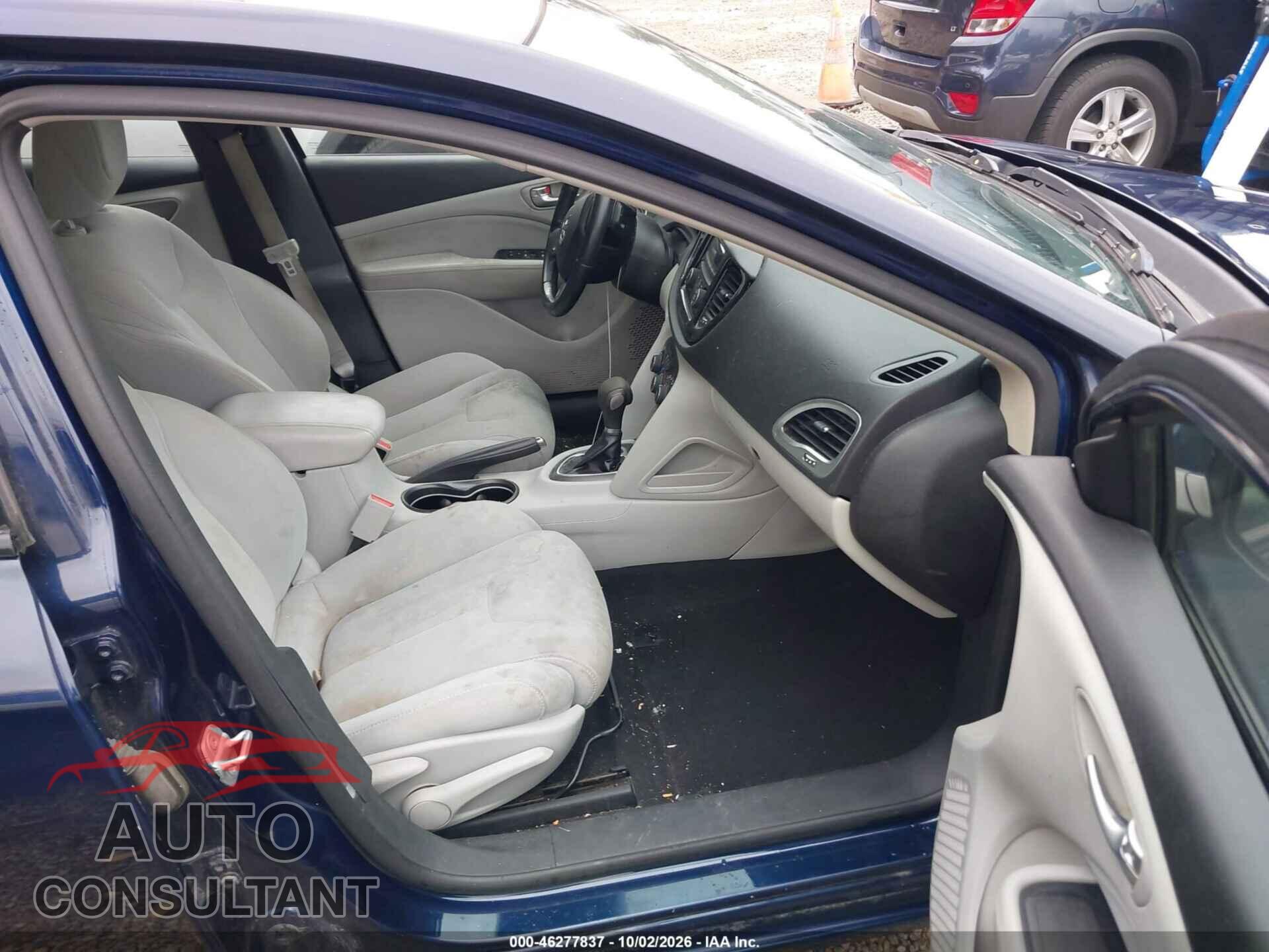 DODGE DART 2013 - 1C3CDFBA3DD137205