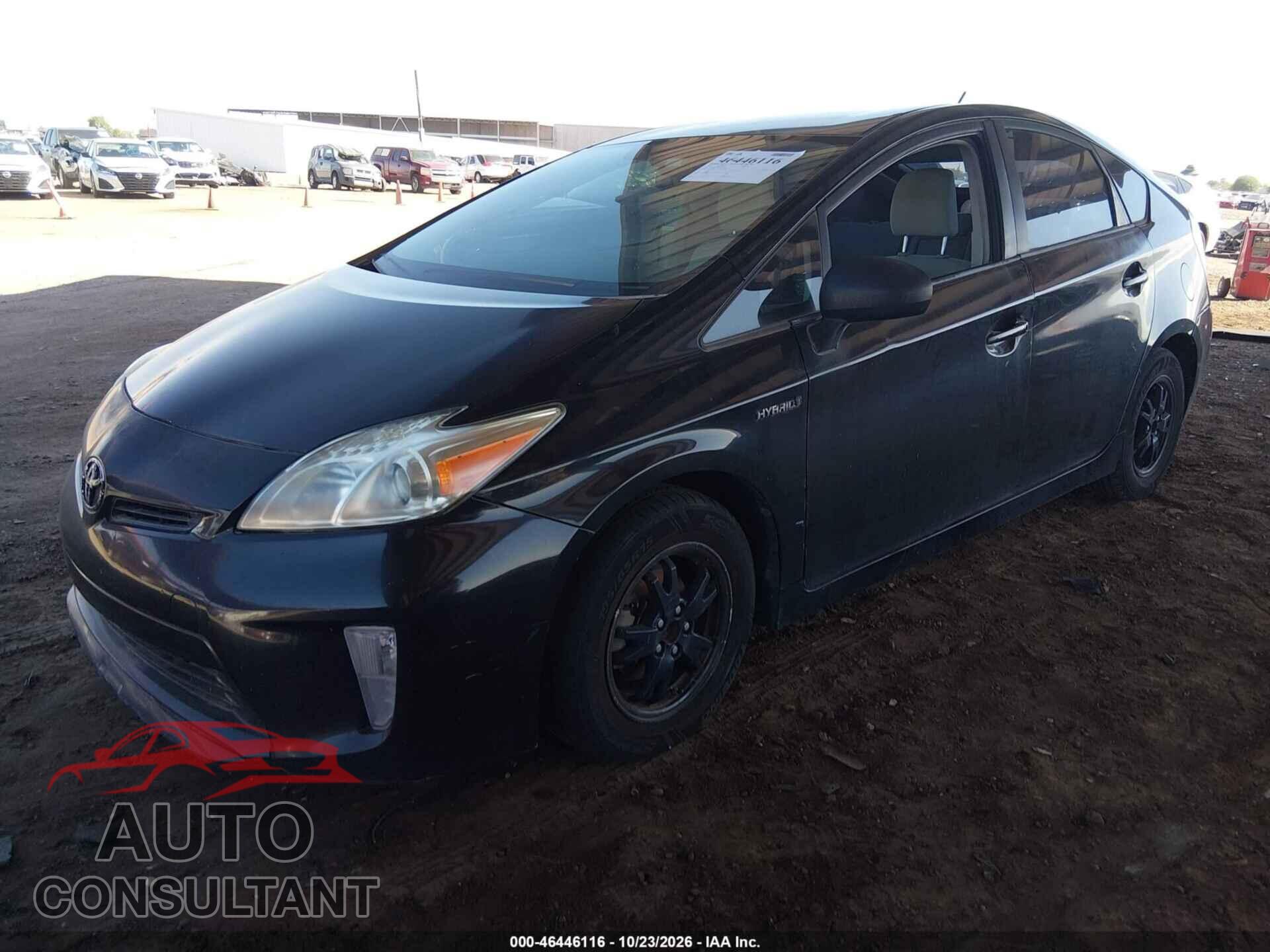 TOYOTA PRIUS 2012 - JTDKN3DU3C5454081