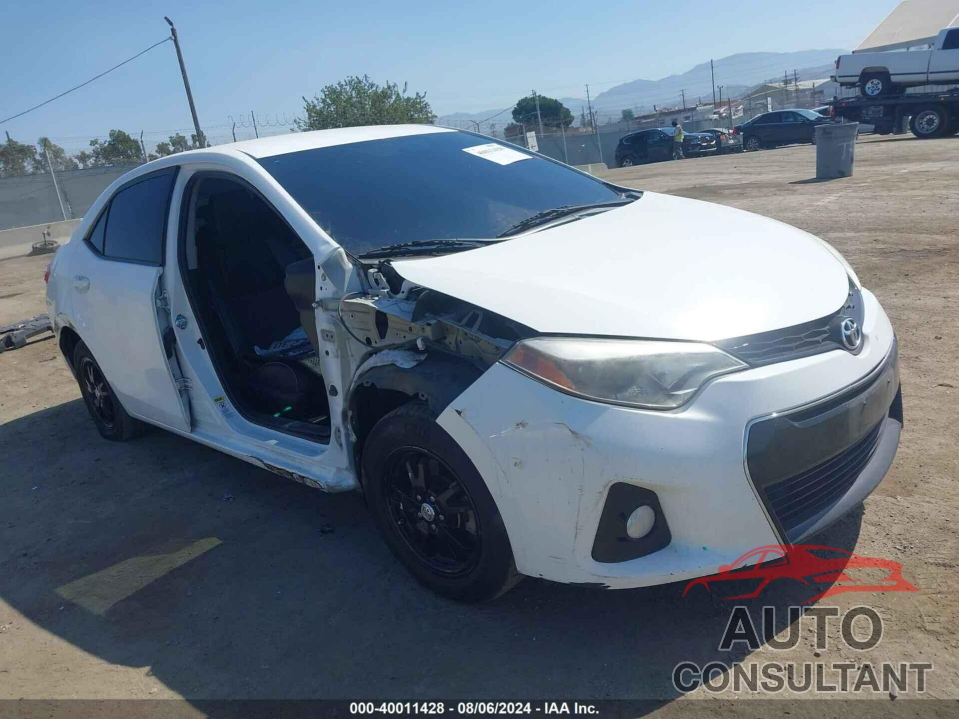 TOYOTA COROLLA 2016 - 5YFBURHE6GP467831