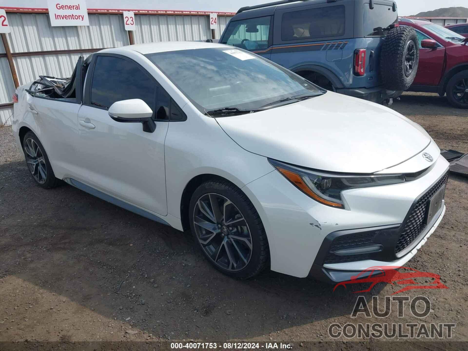 TOYOTA COROLLA 2020 - 5YFS4RCE3LP012565