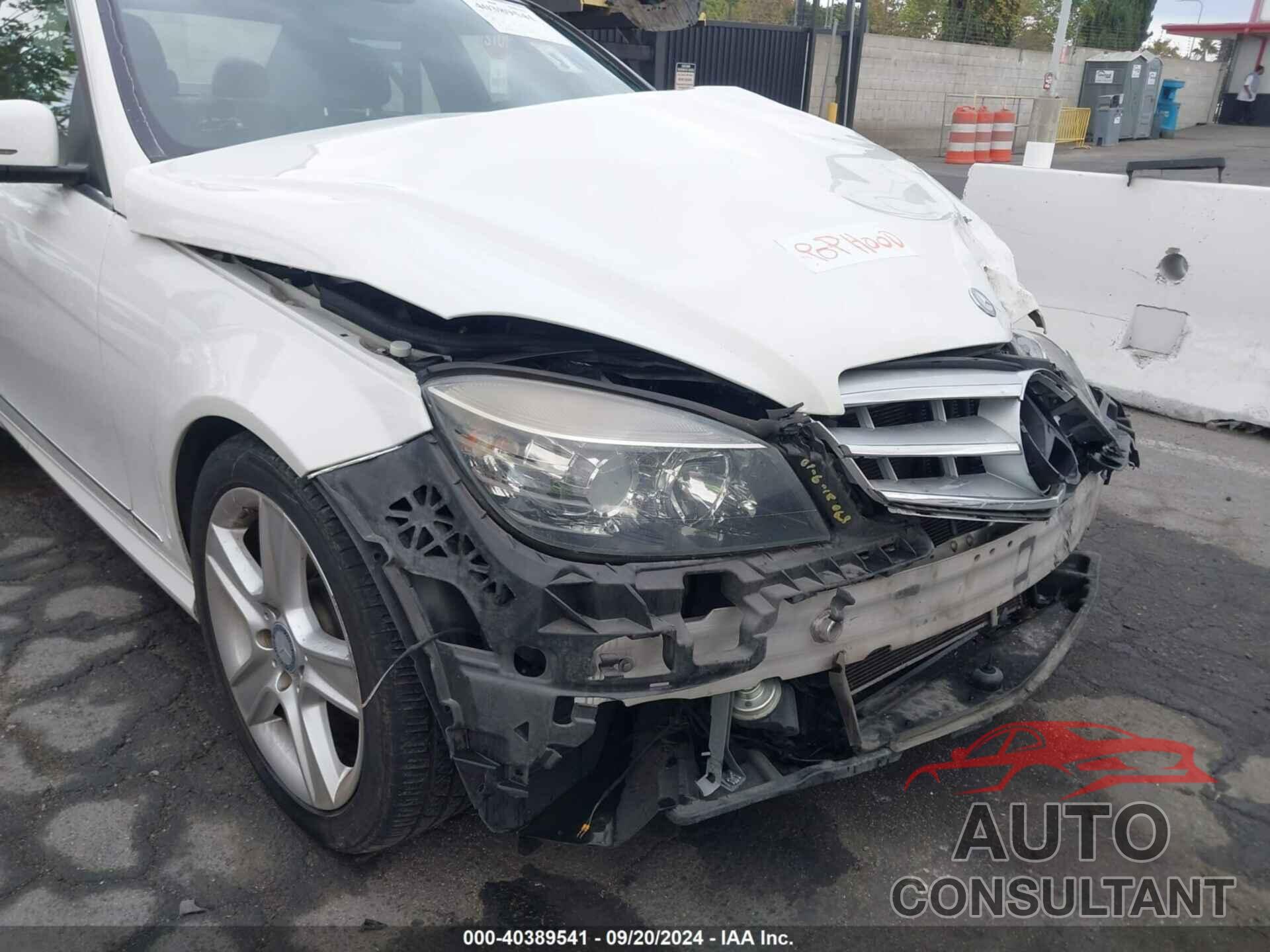 MERCEDES-BENZ C 300 2011 - WDDGF5EBXBR146530