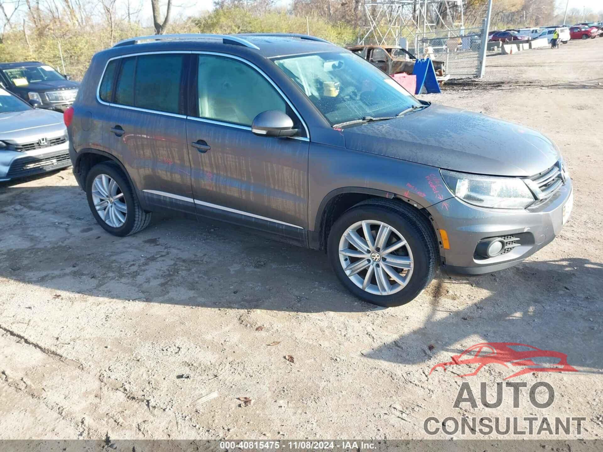 VOLKSWAGEN TIGUAN 2012 - WVGAV7AX2CW000962