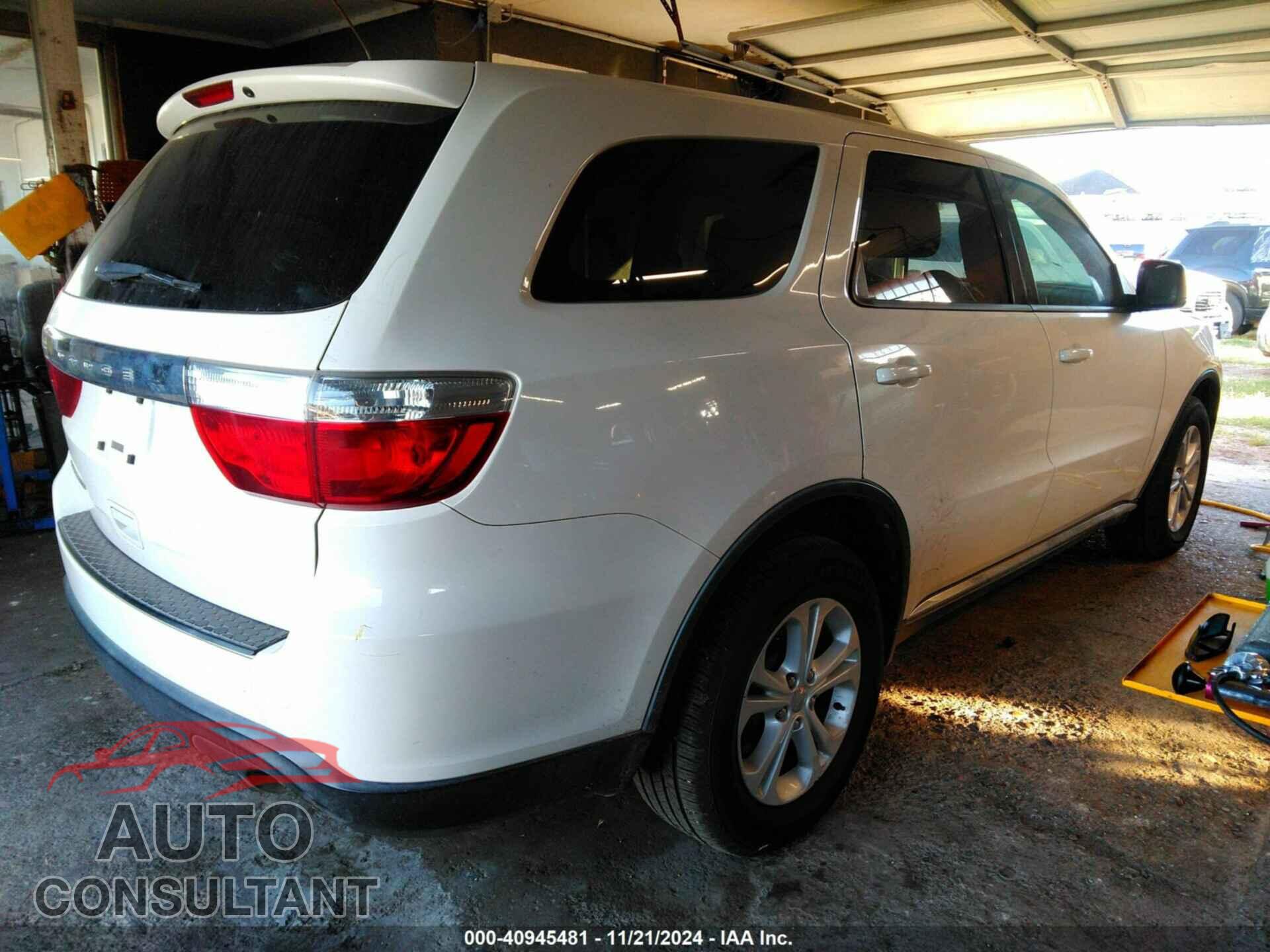DODGE DURANGO 2012 - 1C4RDHAG6CC257284
