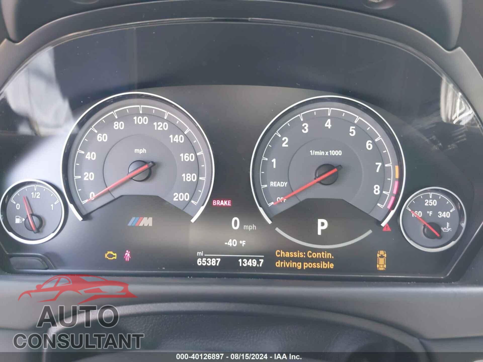 BMW M3 2017 - WBS8M9C58H5G84583